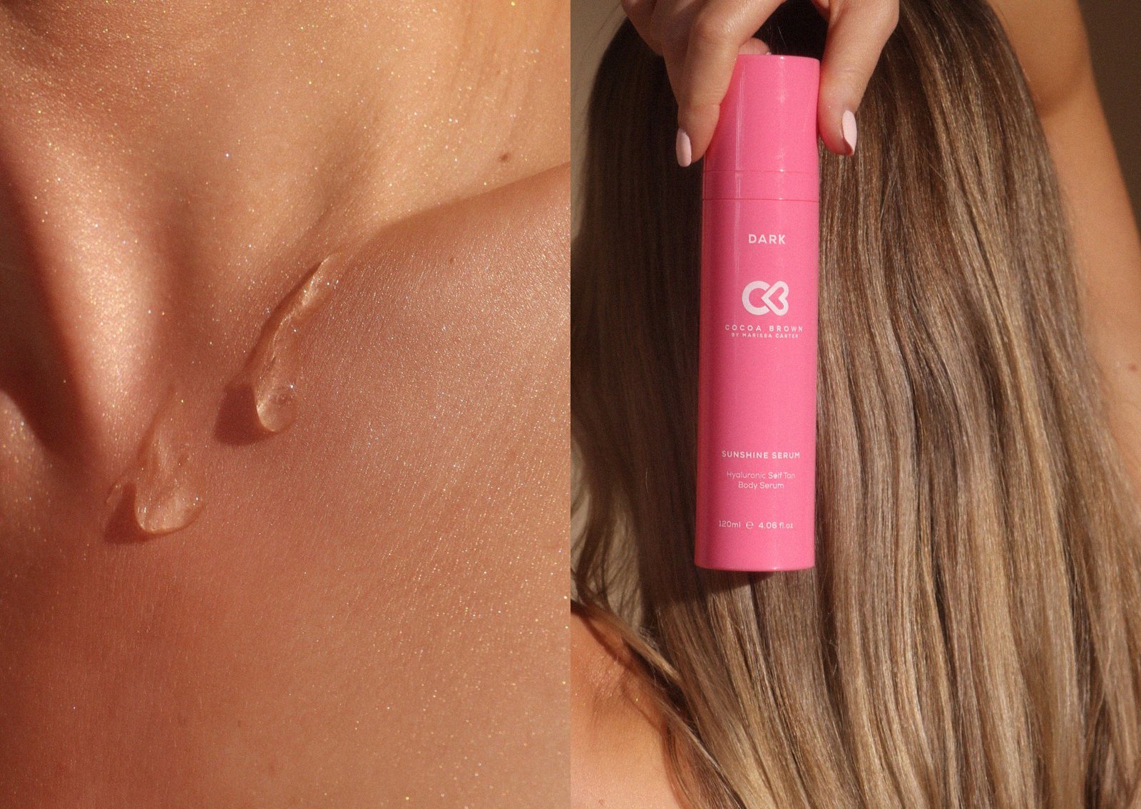 Cocoa Brown Sunshine Serum Hyaluronic Self-Tan Body Serum Dark 120 ml