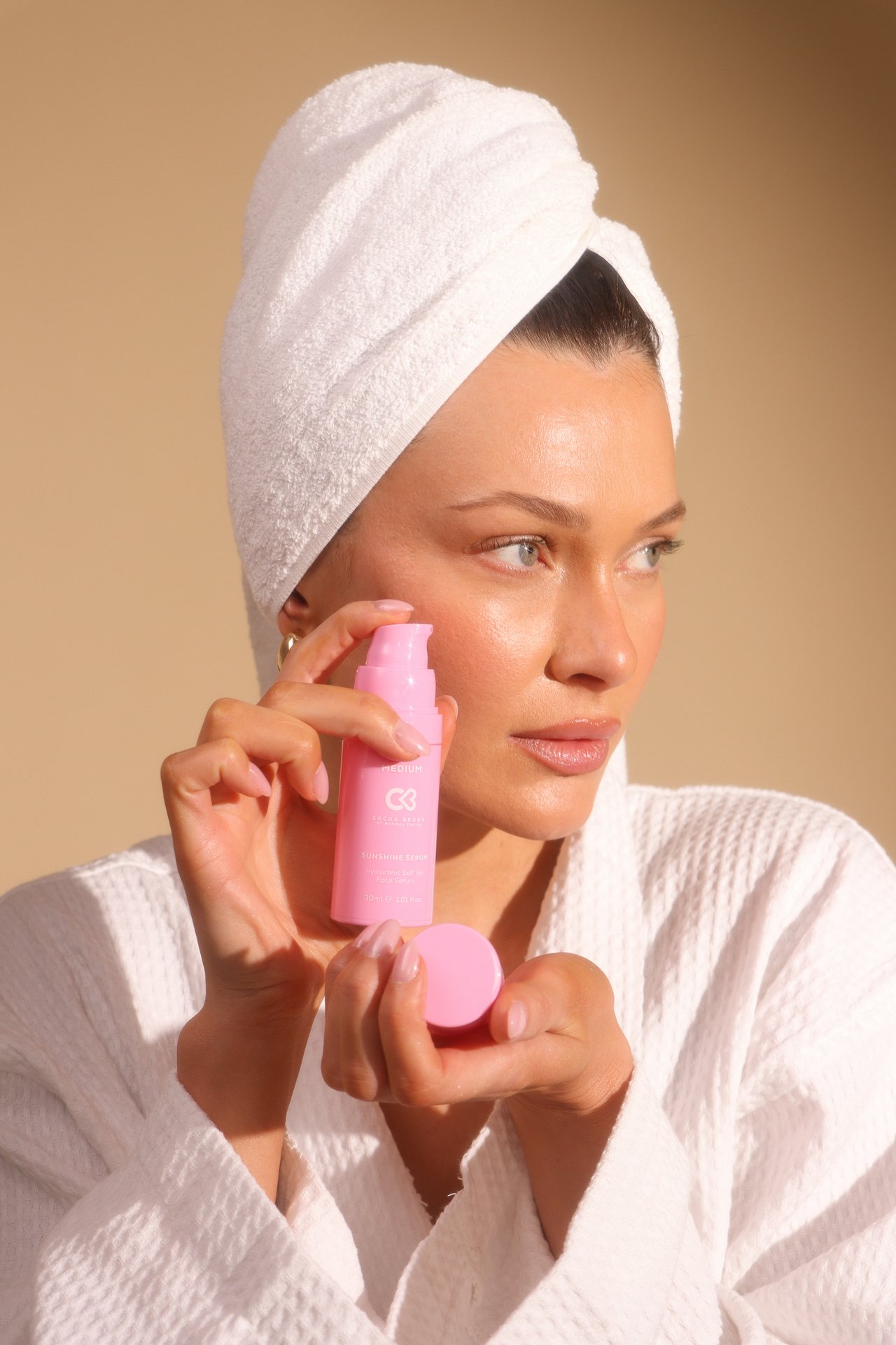 Cocoa Brown Sunshine Serum Hyaluronic Self-Tan Face Serum Medium 30 ml