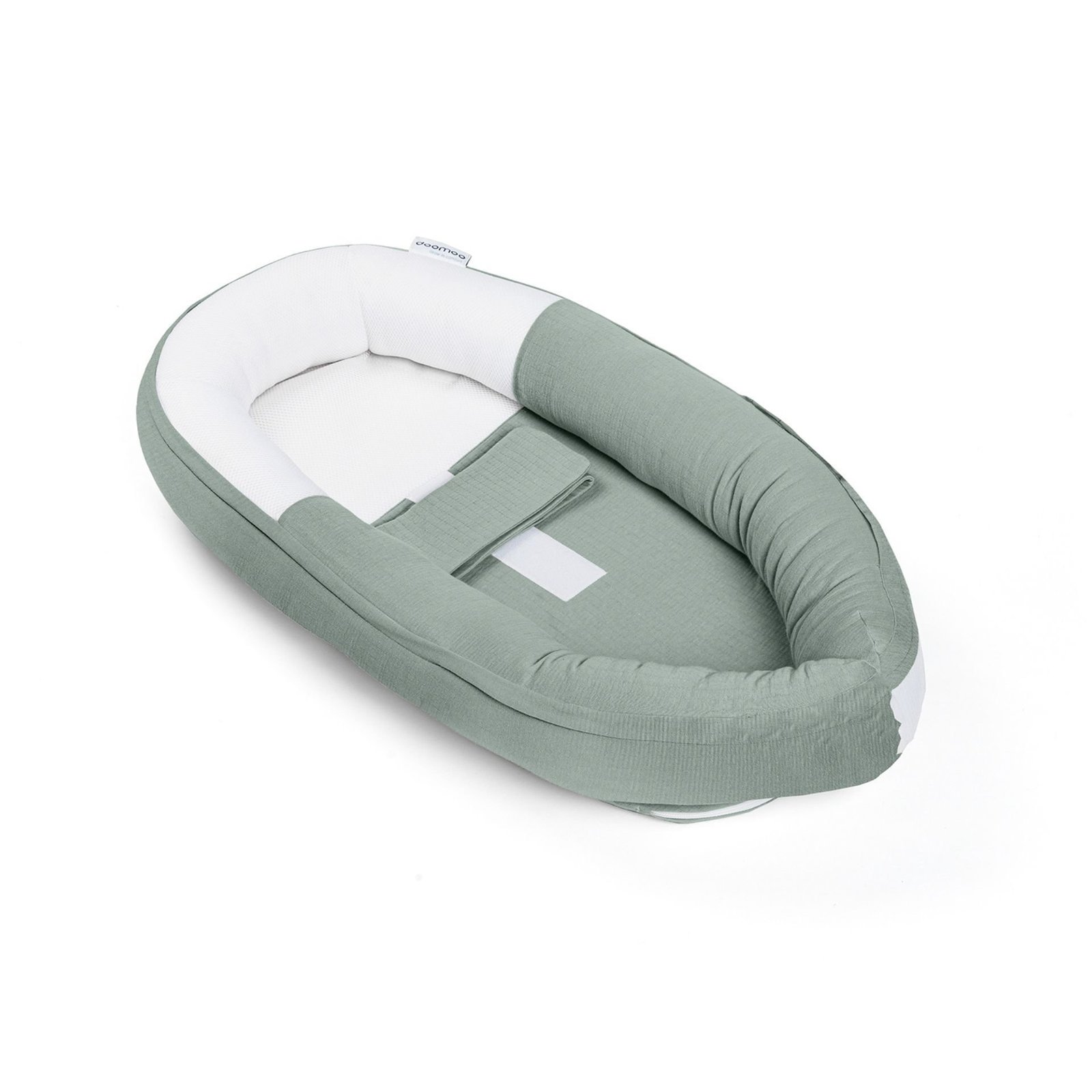 Doomoo Babybädd Quilt Khaki