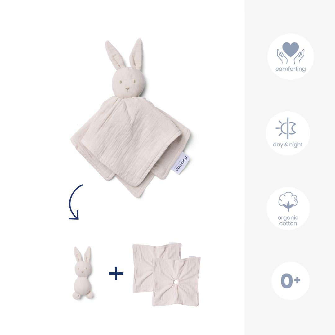 Doomoo Gosedjur med Snuttefiltar Beige
