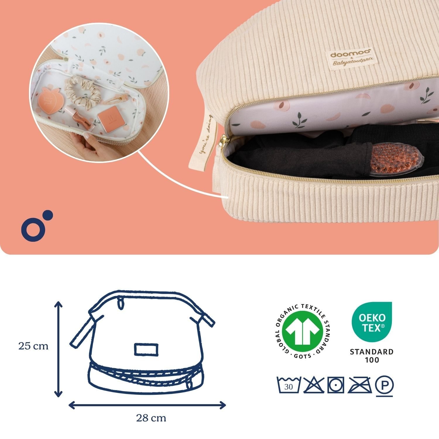 Doomoo Necessär med Gravid & Eftervårdskit