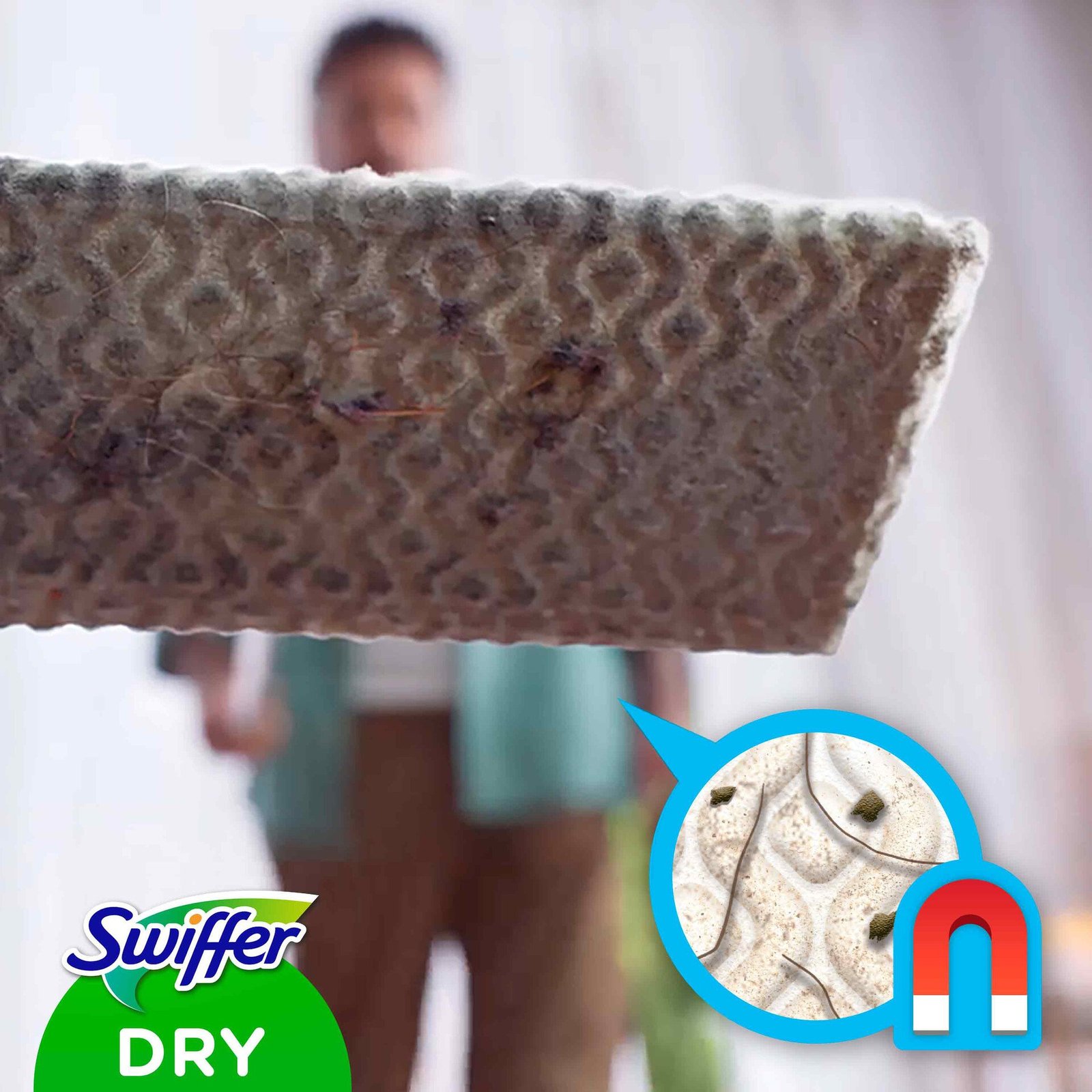Swiffer Floor Dry Refills Torra rengöringsdukar för golv, 18 st