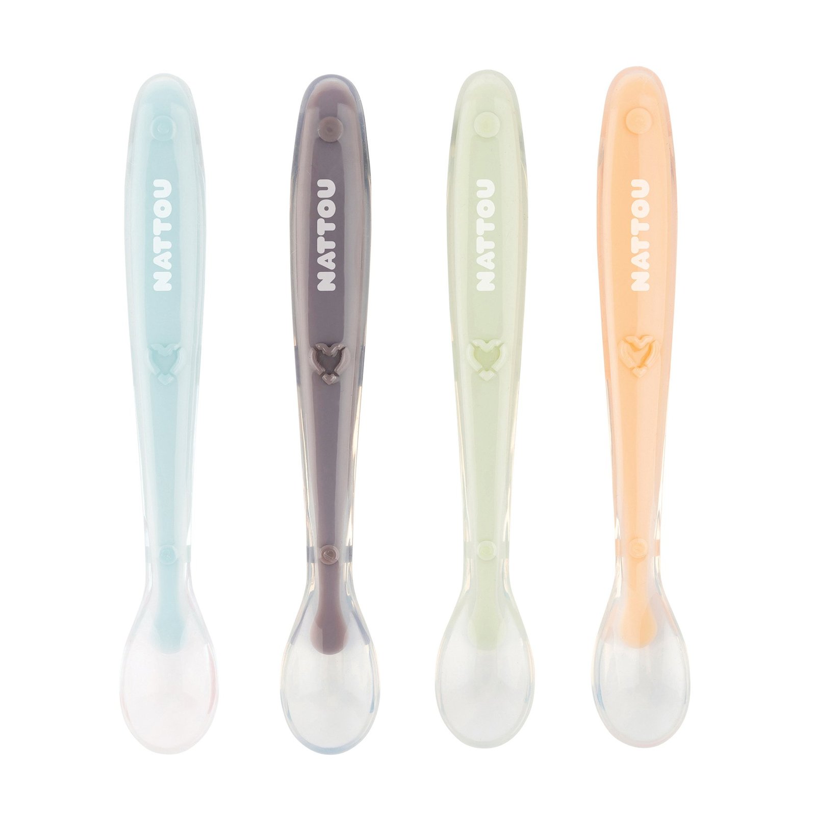 Nattou Soft Silicone Skedar 4 st