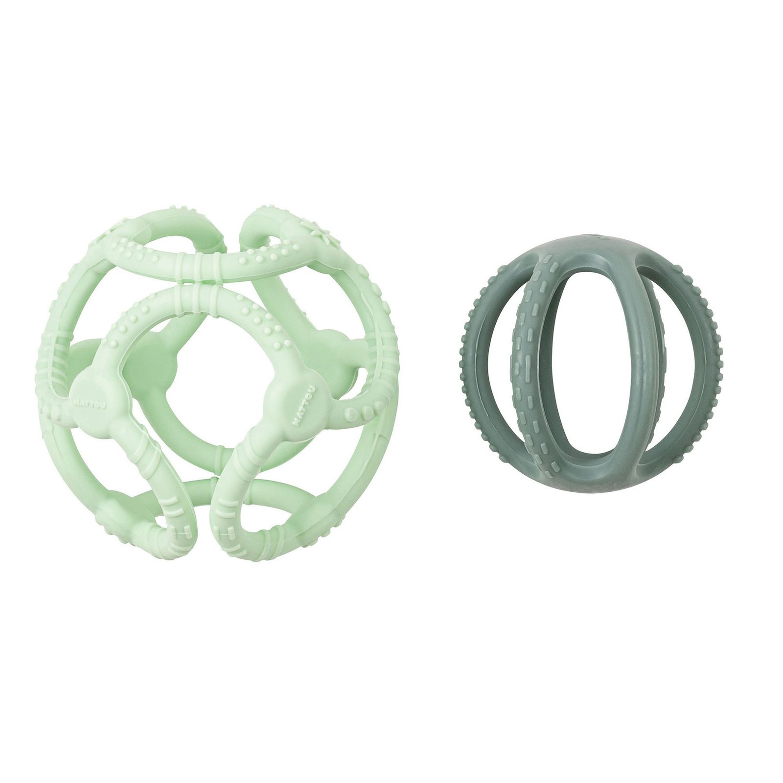 Nattou Soft Silicone Aktivitetsboll Grön 1 set