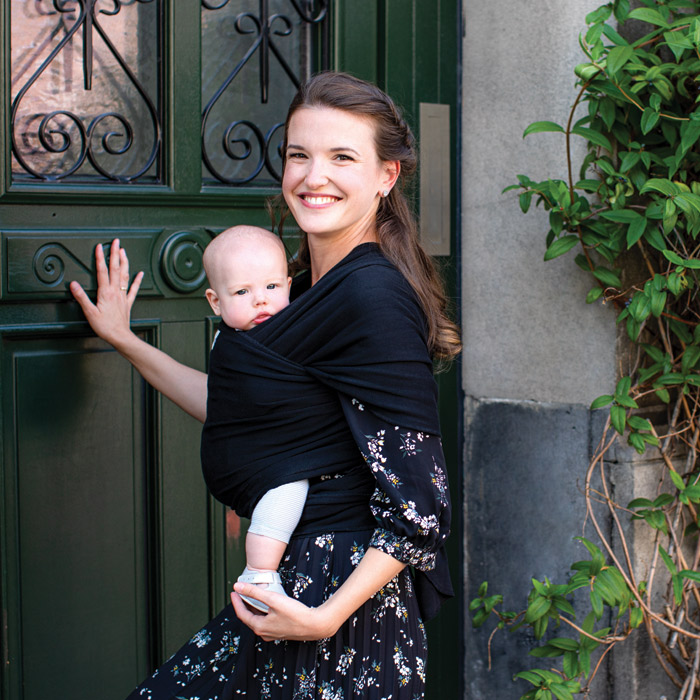 Babylonia Tricot-slen organic black