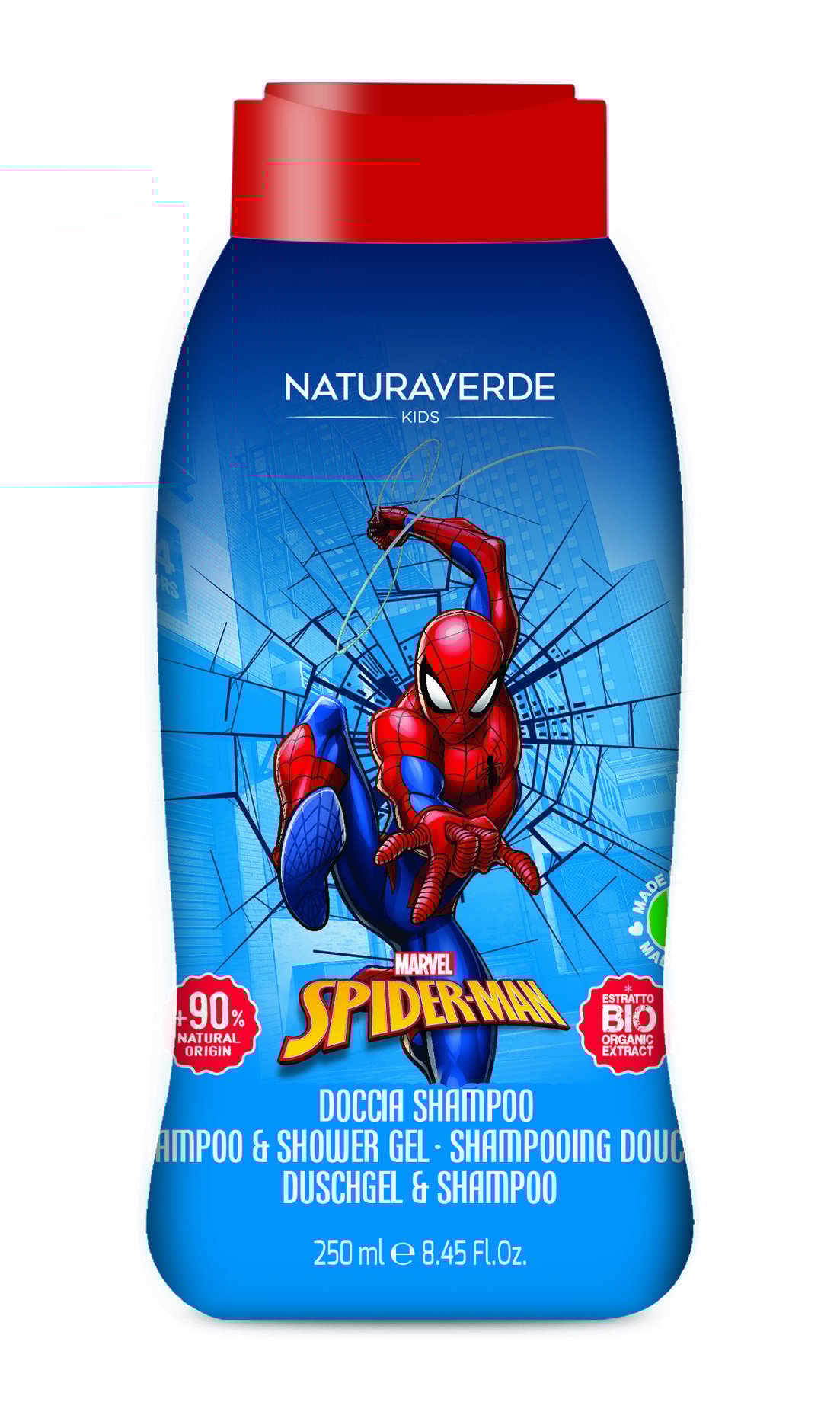 Naturaverde Spiderman Shampoo & Shower Gel 250 ml