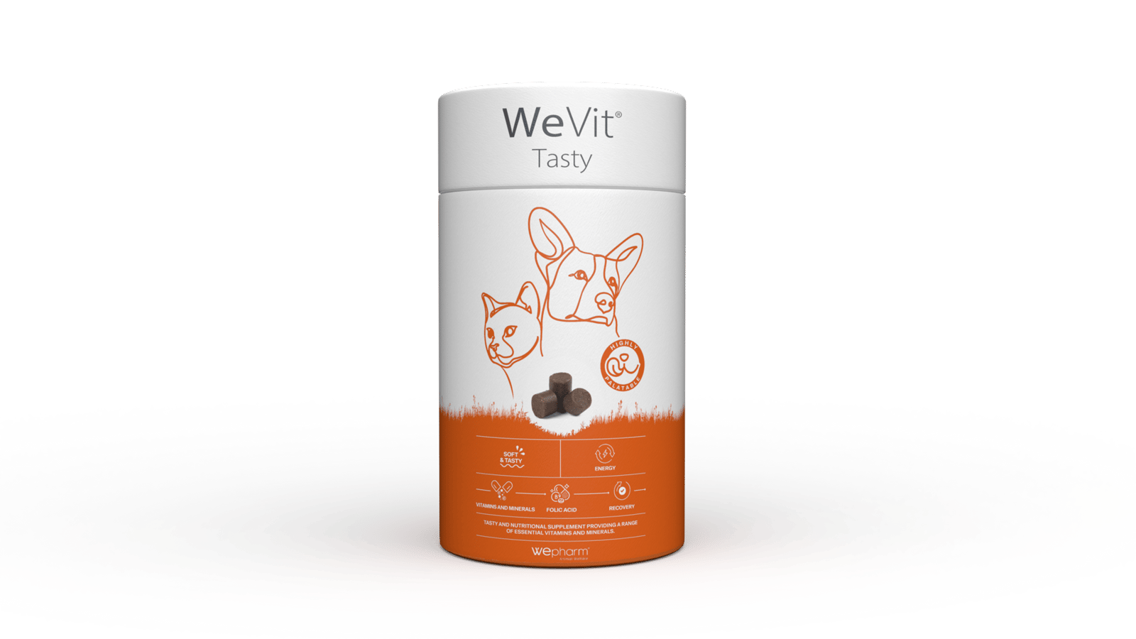 Wepharm WeVit Tasty för hund och katt Soft-Chews 30st