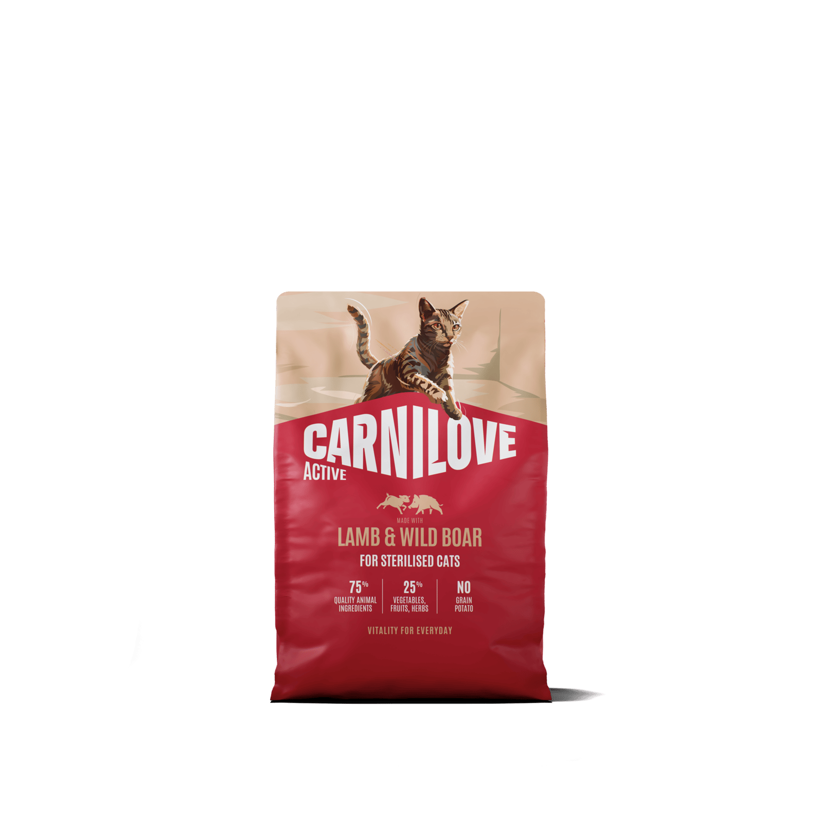 Carnilove Active Cat Lamb & Wild boar for Sterilised Adult All Breeds 2 kg