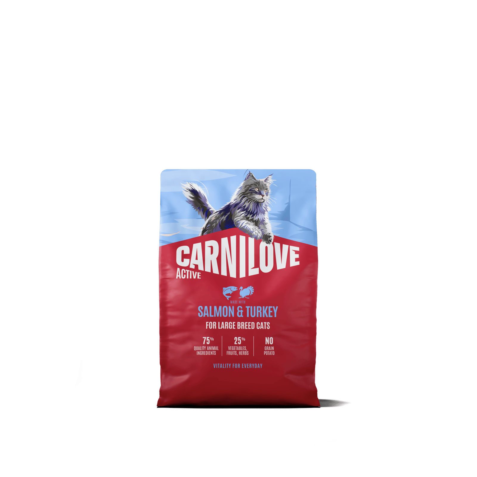 Carnilove Active Cat Salmon & Turkey for Adult Large Breedss 2 kg