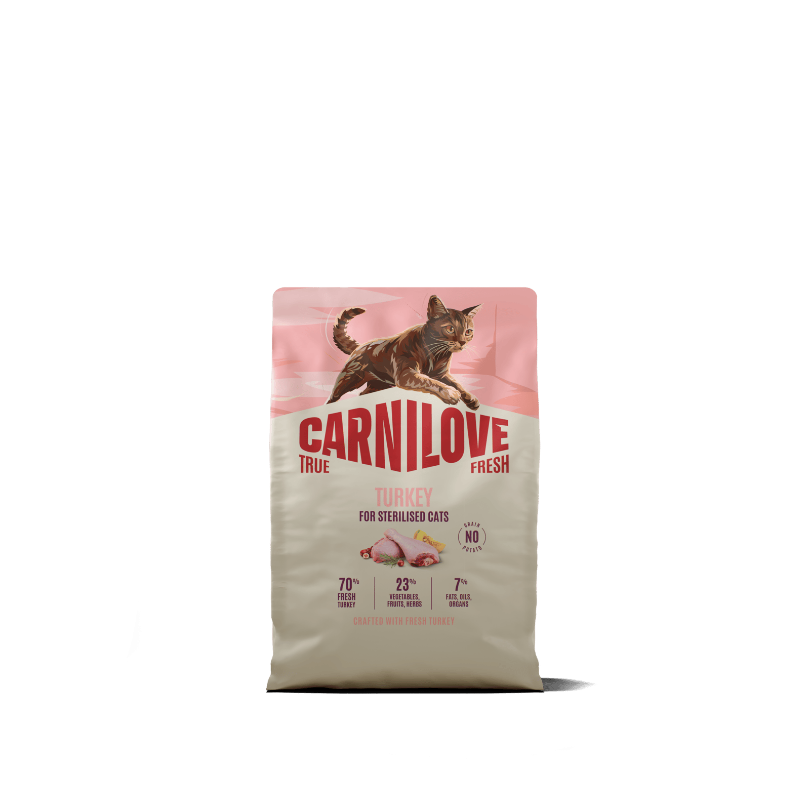 Carnilove True Fresh Cat Turkey for Sterilised Adult All Breeds 2 kg