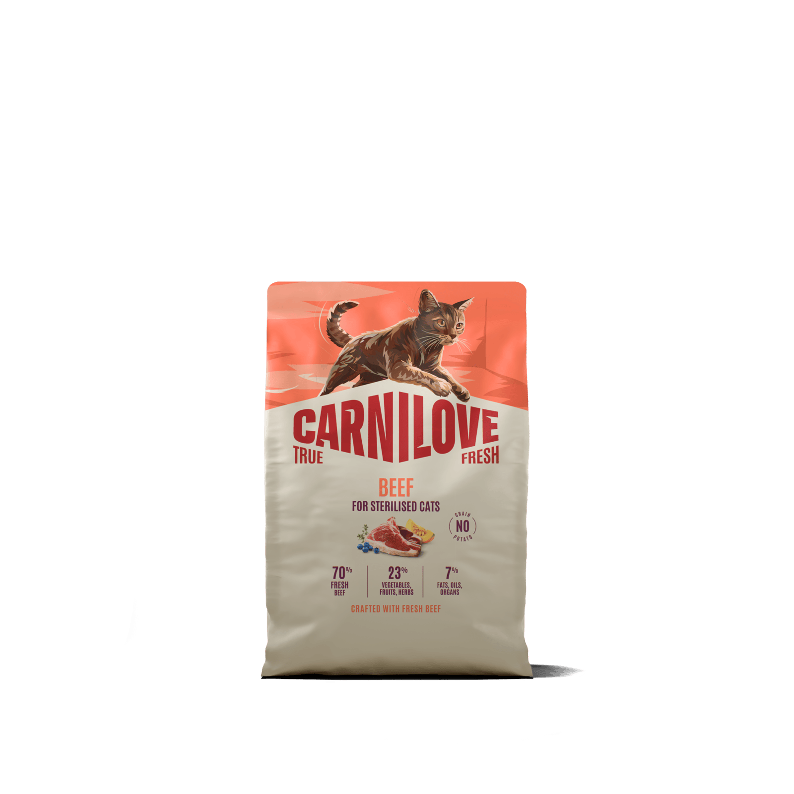 Carnilove True Fresh Cat Beef for Sterilised Adult All Breeds 2 kg
