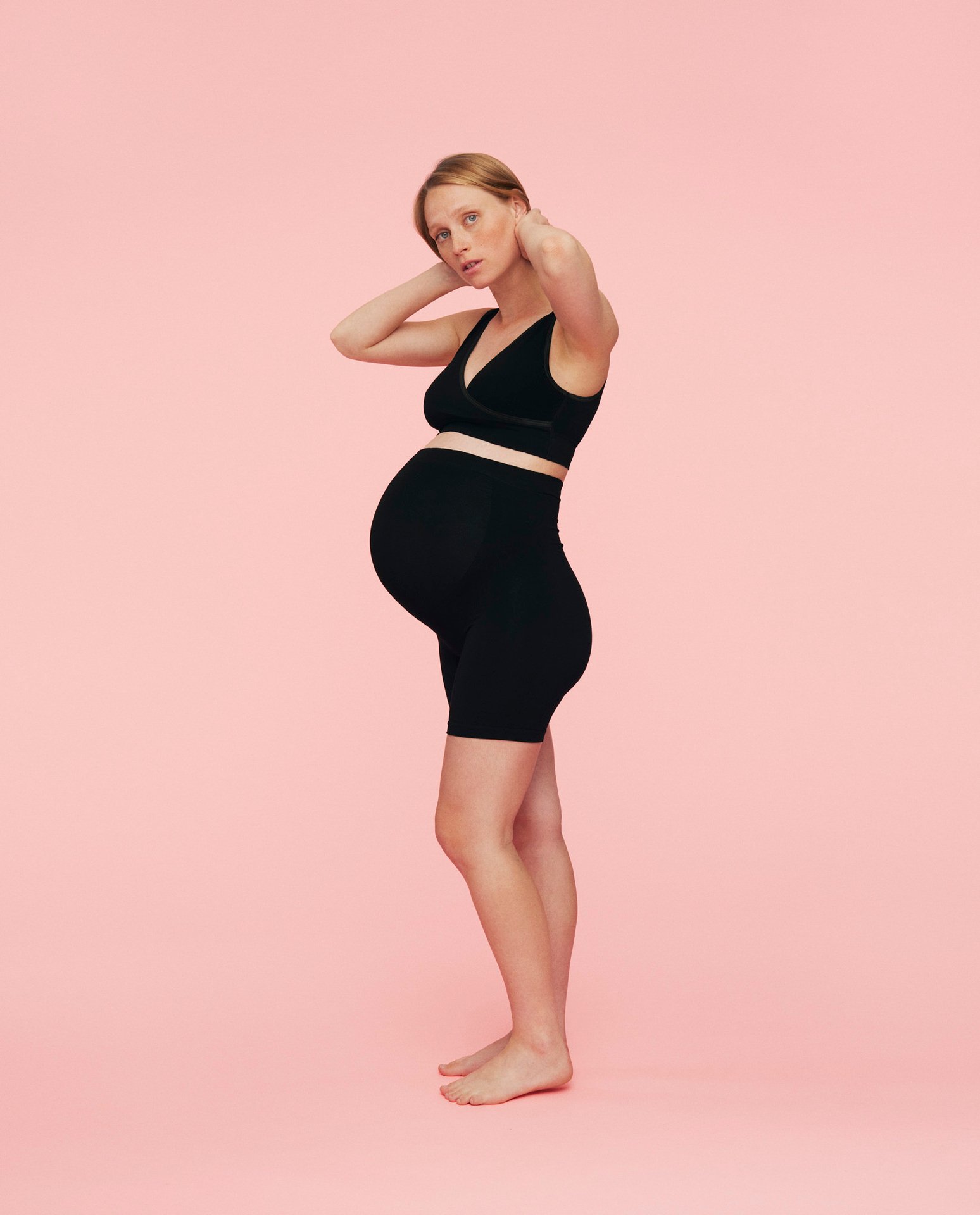 momkind Gravidshorts svart M