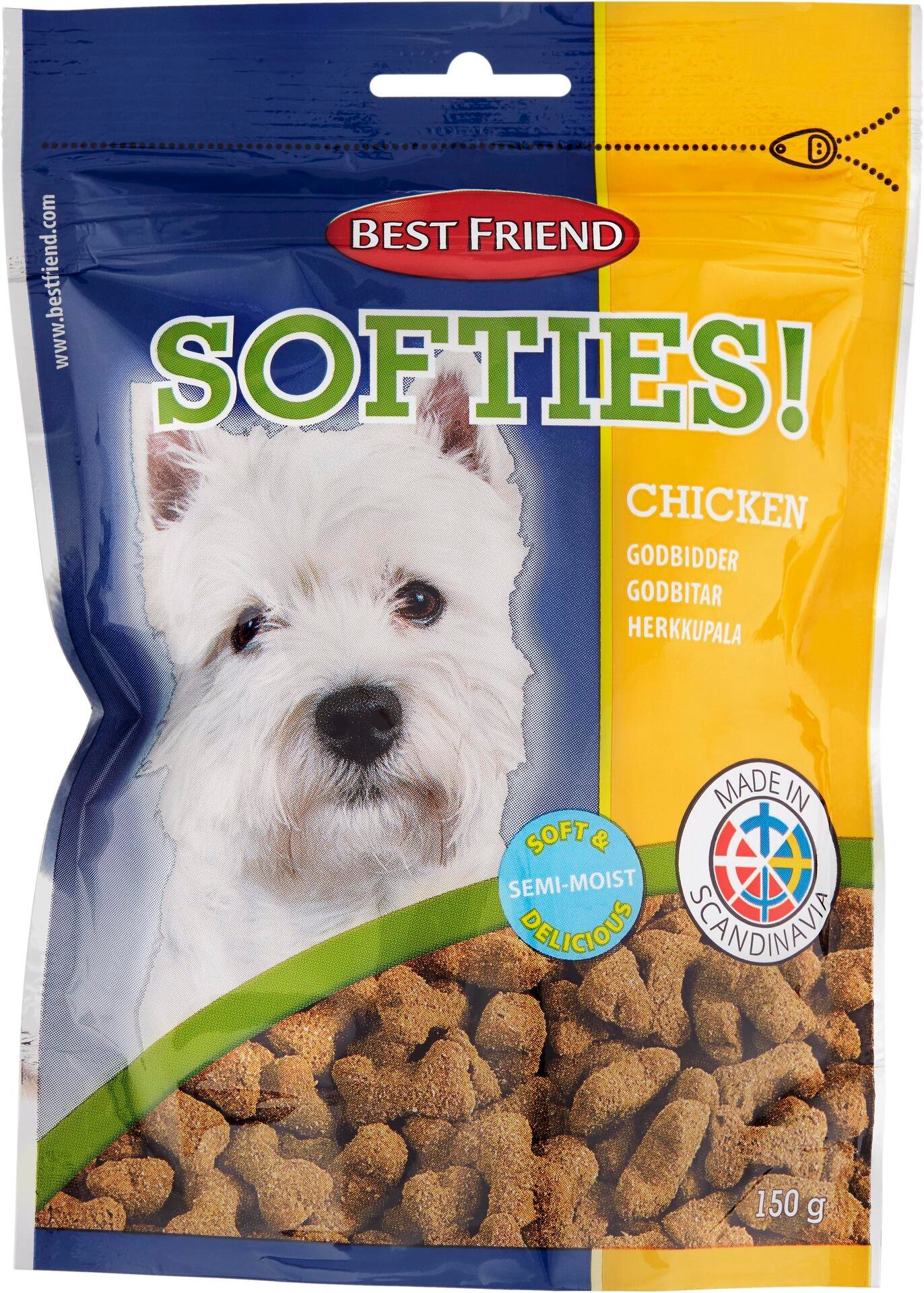 Best Friend Softies Hundgodis Med Kyckling 150 g