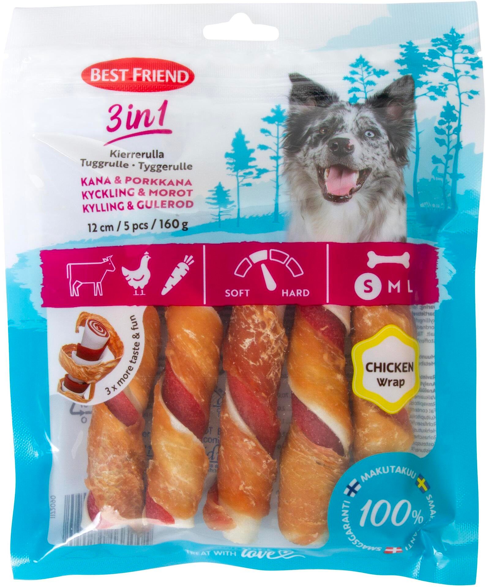 Best Friend Tuggben Med Kyckling Och Morot 160 g