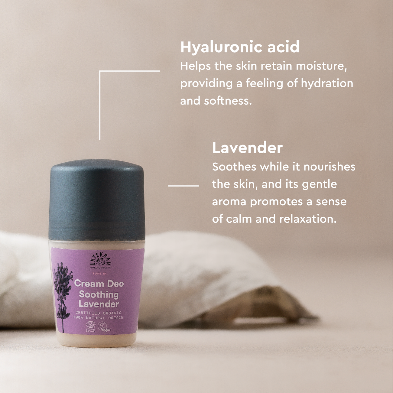 Urtekram Beauty Tune In Soothing Lavender Creme Deo 50 ml