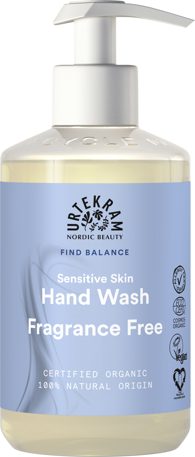 Urtekram Beauty Fragrance Free Hand Wash 300 ml
