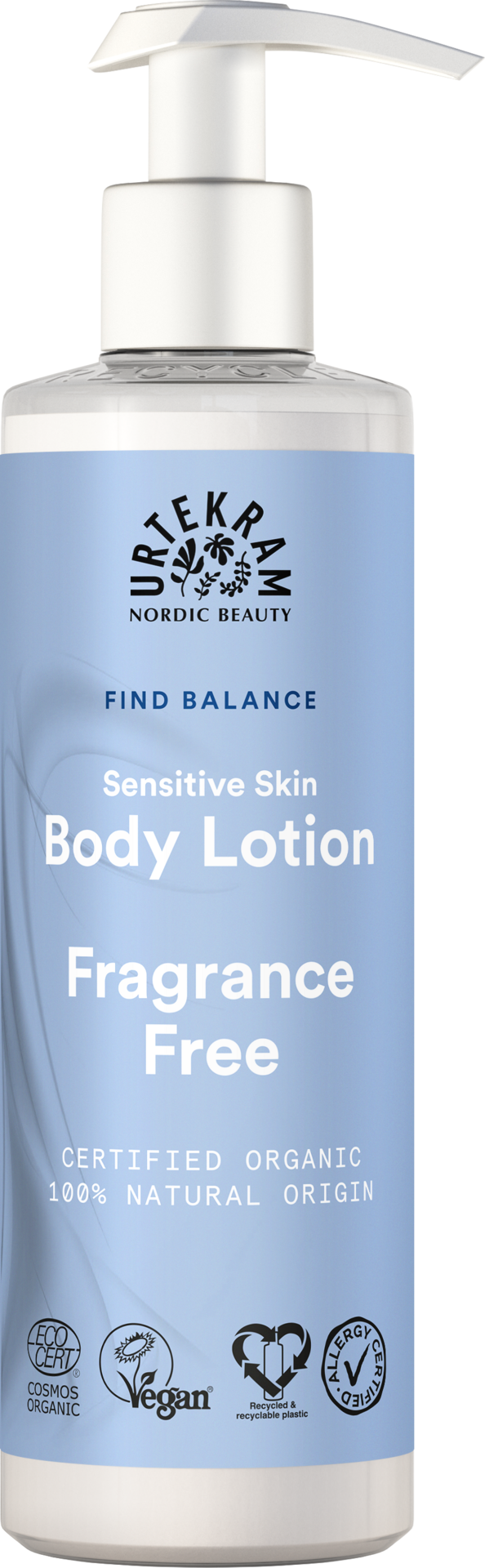 Urtekram Beauty Fragrance Free Body Lotion 245 ml