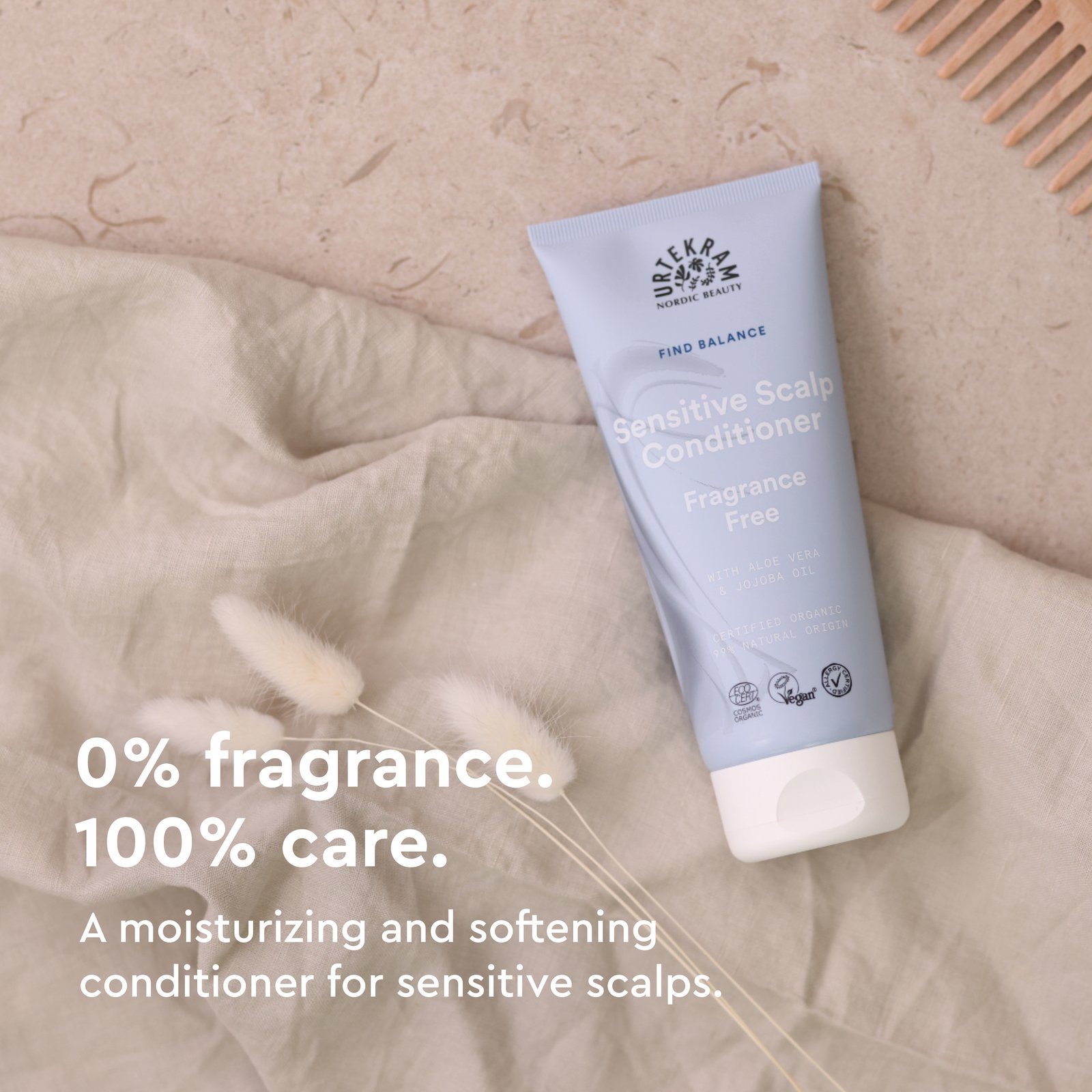 Urtekram Beauty Fragrance Free Conditioner 180 ml