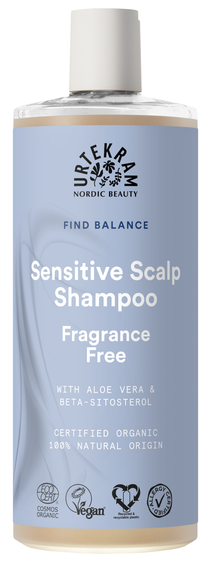 Urtekram Beauty Fragrance Free Schampo 500 ml