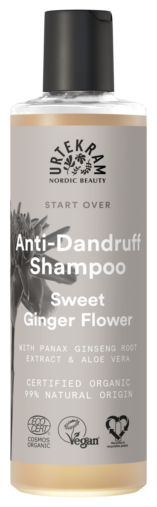 Urtekram Beauty Anti-Dandruff Shampoo Sweet Ginger Flower 250 ml