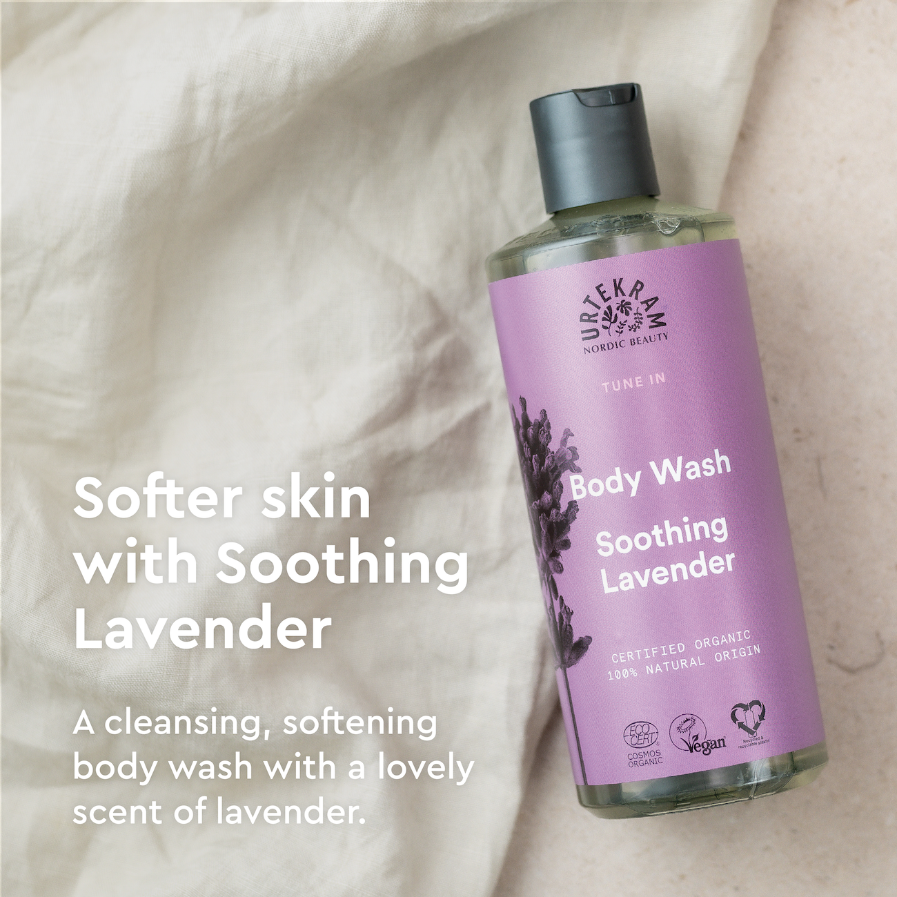 Urtekram Beauty Soothing Lavender Body Wash Organic 500 ml