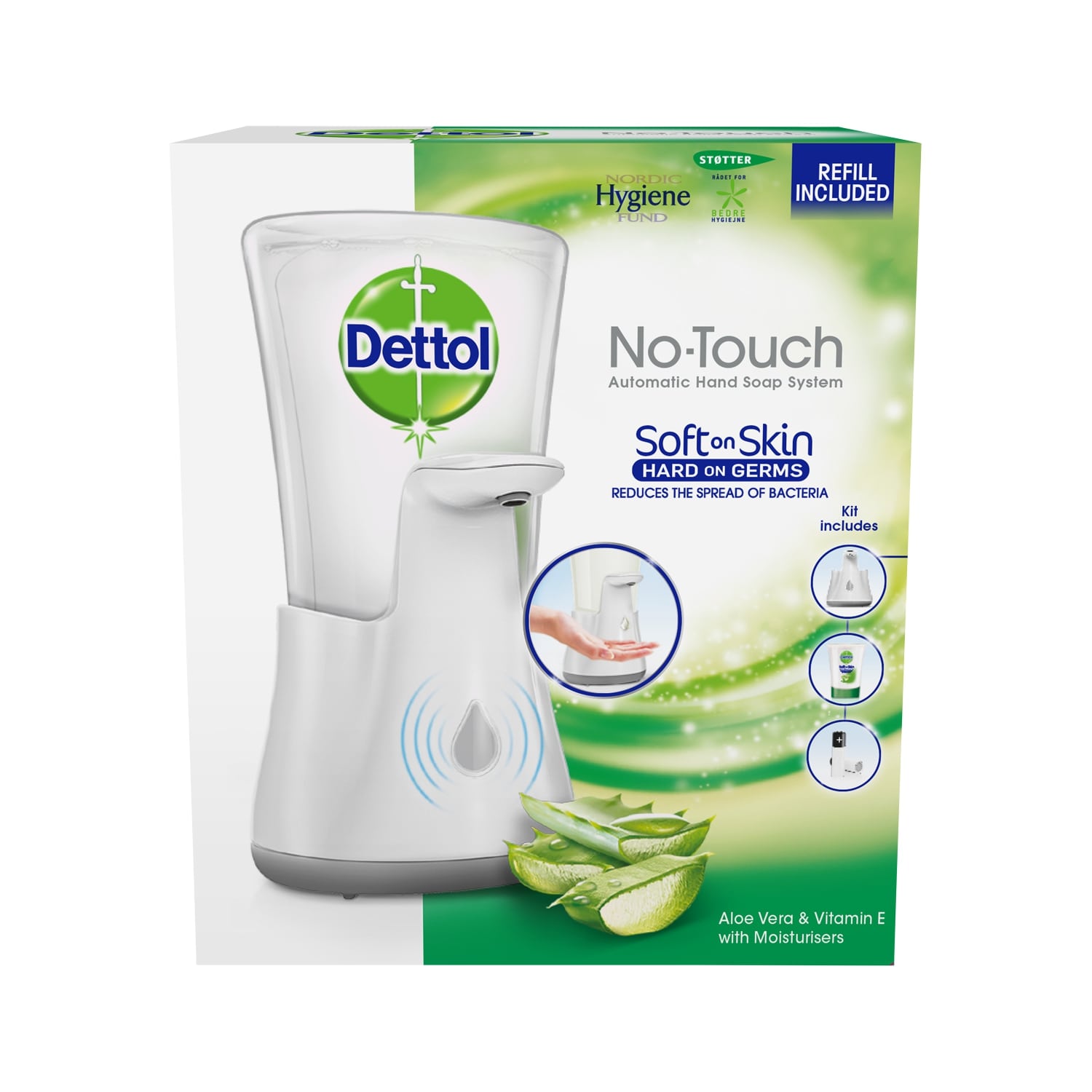 Dettol No Touch Starterkit Aloe Vera 250 ml