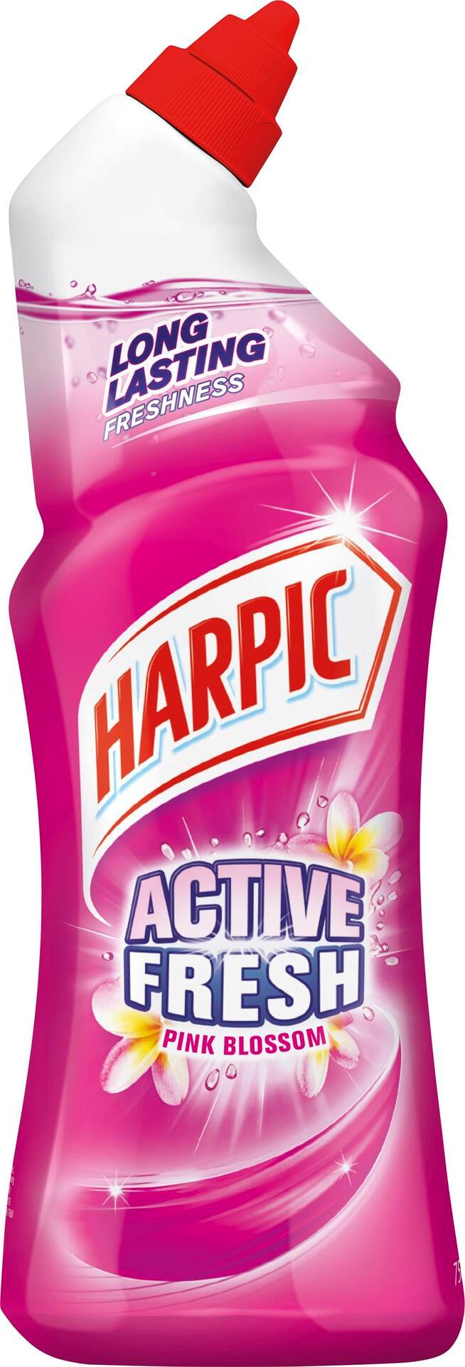 Harpic Toalettrengöring Active Fresh Pink Blossom 750 ml