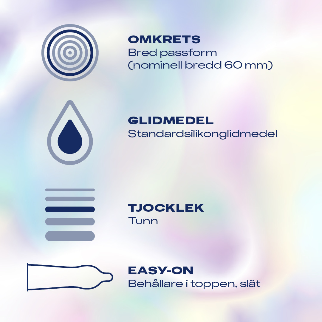 Durex Invisible XL Kondomer 8 st