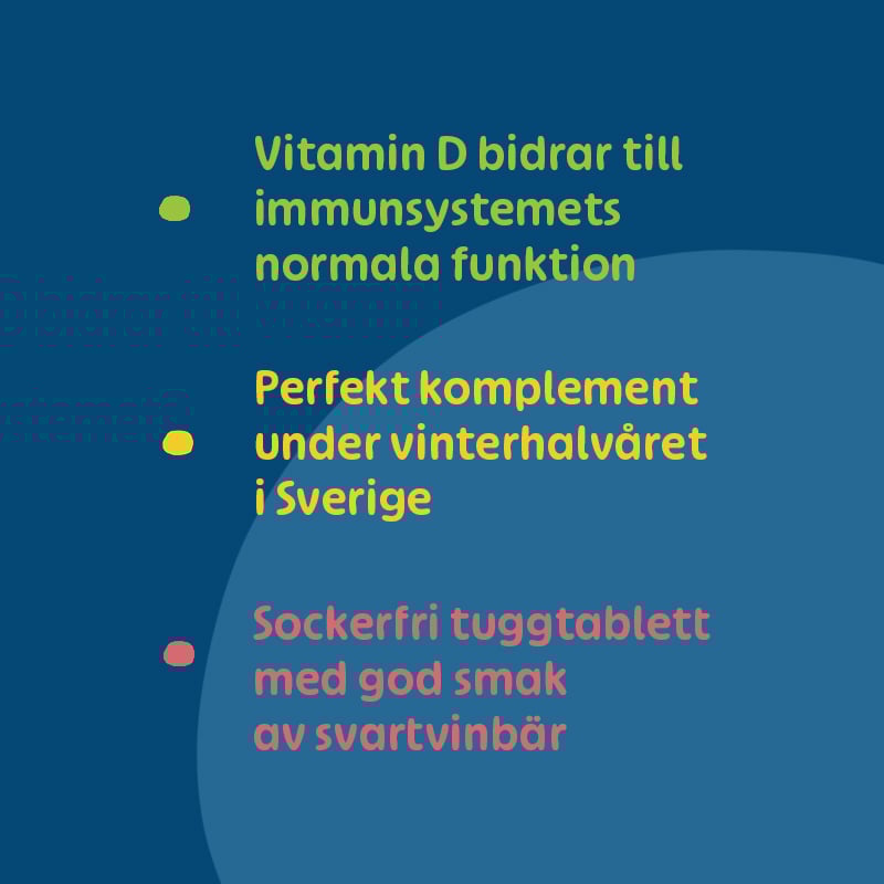 Pharbio Vitamin D 50μg 90 tuggtabletter