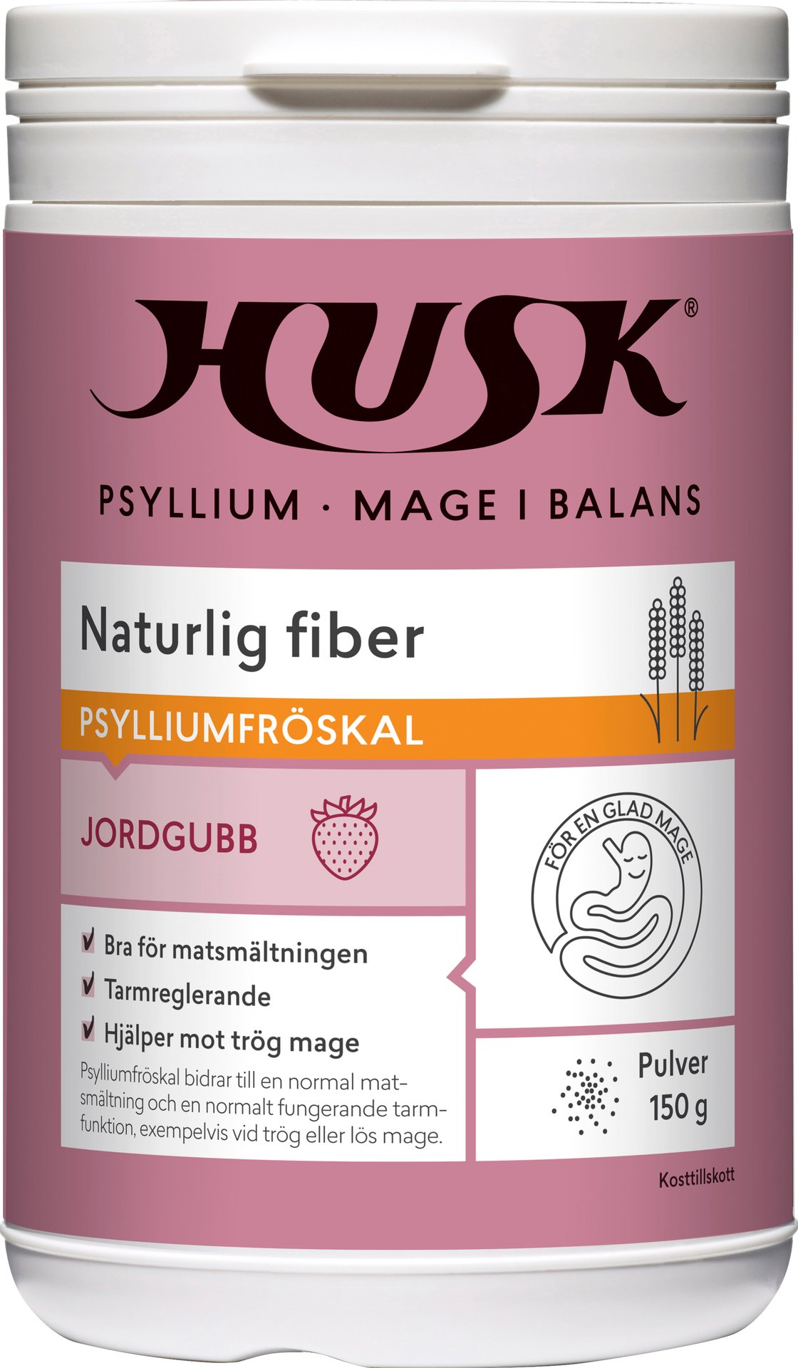 Husk Mage I Balans Jordgubb Pulver 150g
