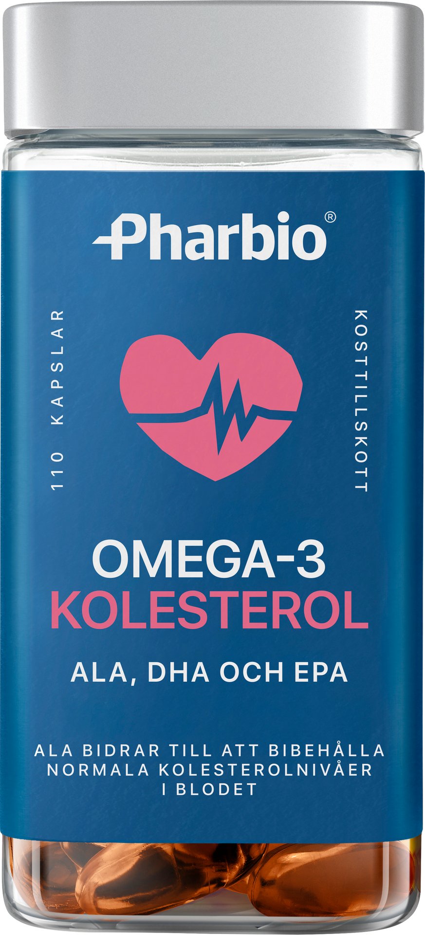 Pharbio Omega-3 Kolesterol 110 st