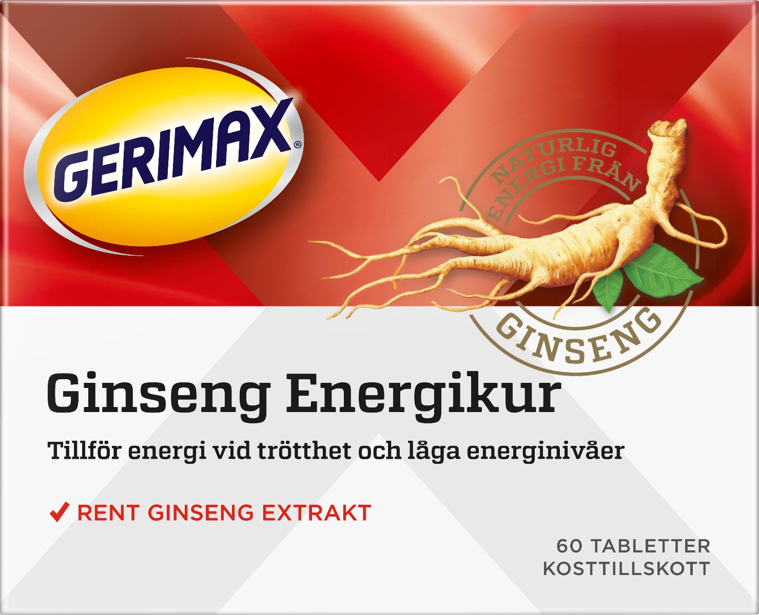 Gerimax Ginseng 60 tabletter