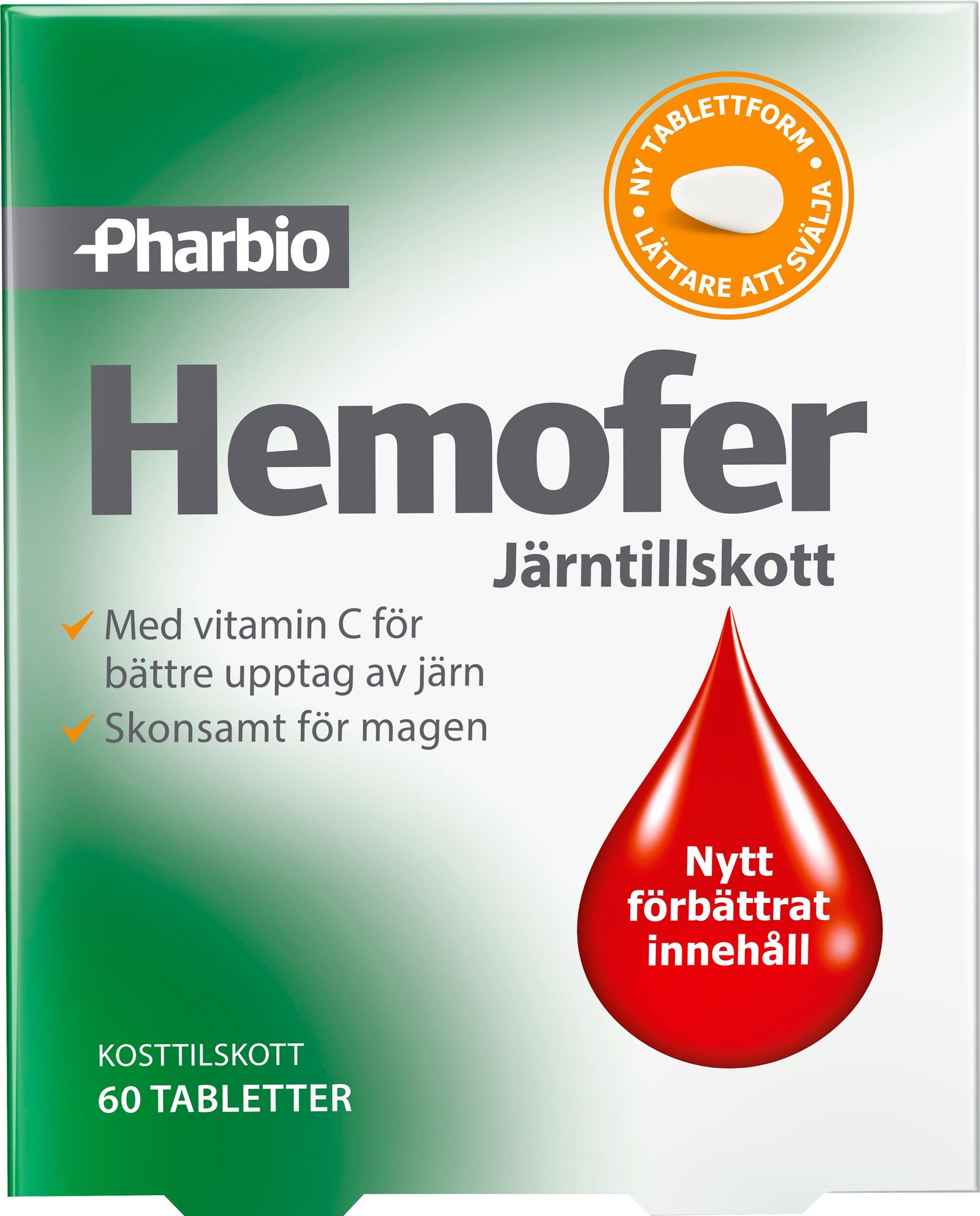 Hemofer Järntillskott 60 tabletter