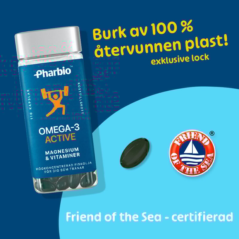 Pharbio Omega-3 Active 110 kapslar