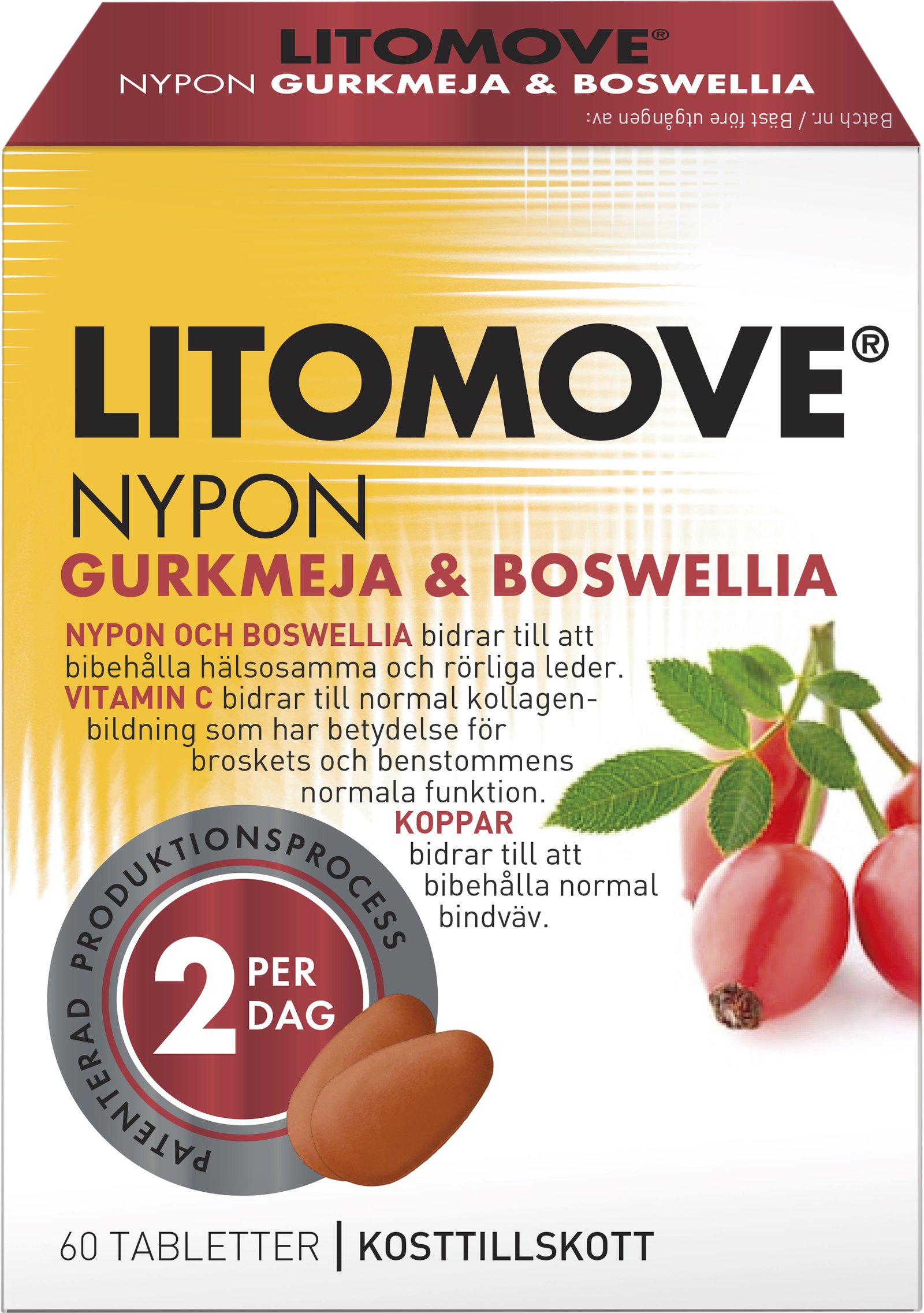 Litomove Gurkmeja & Boswellia 60 tabletter