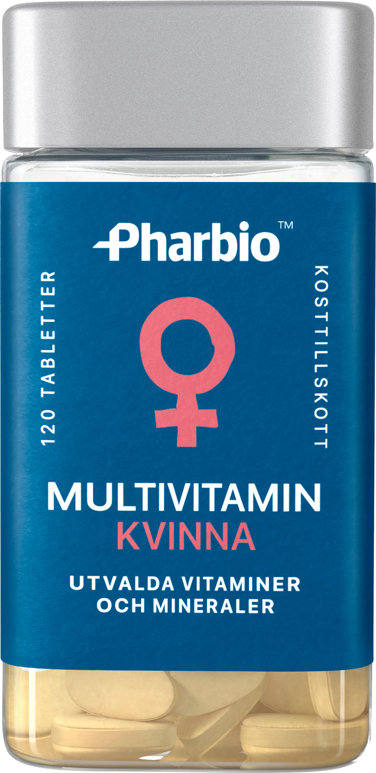 Pharbio Multivitamin Kvinna 120 tabletter