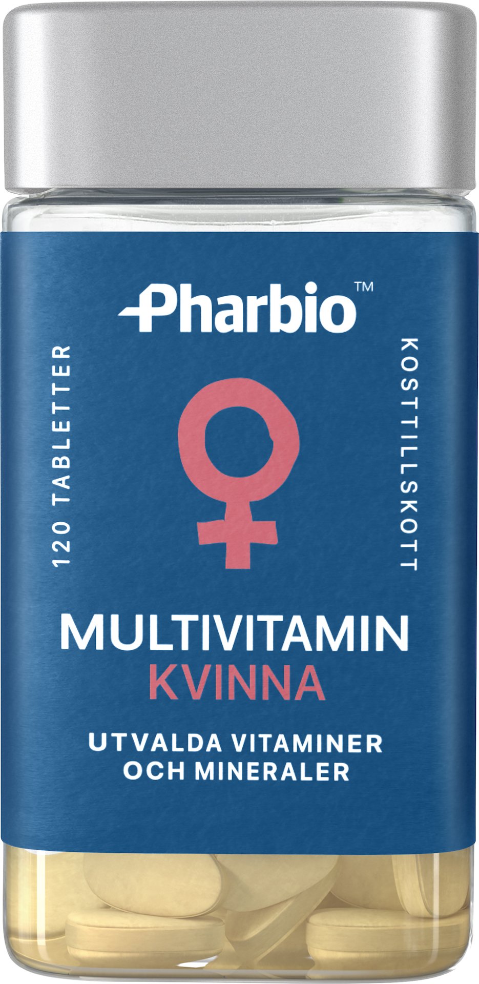 Pharbio Multivitamin Kvinna 120 tabletter