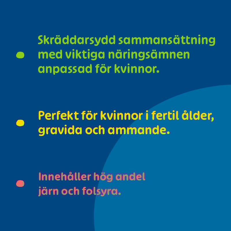 Pharbio Multivitamin Kvinna 120 tabletter