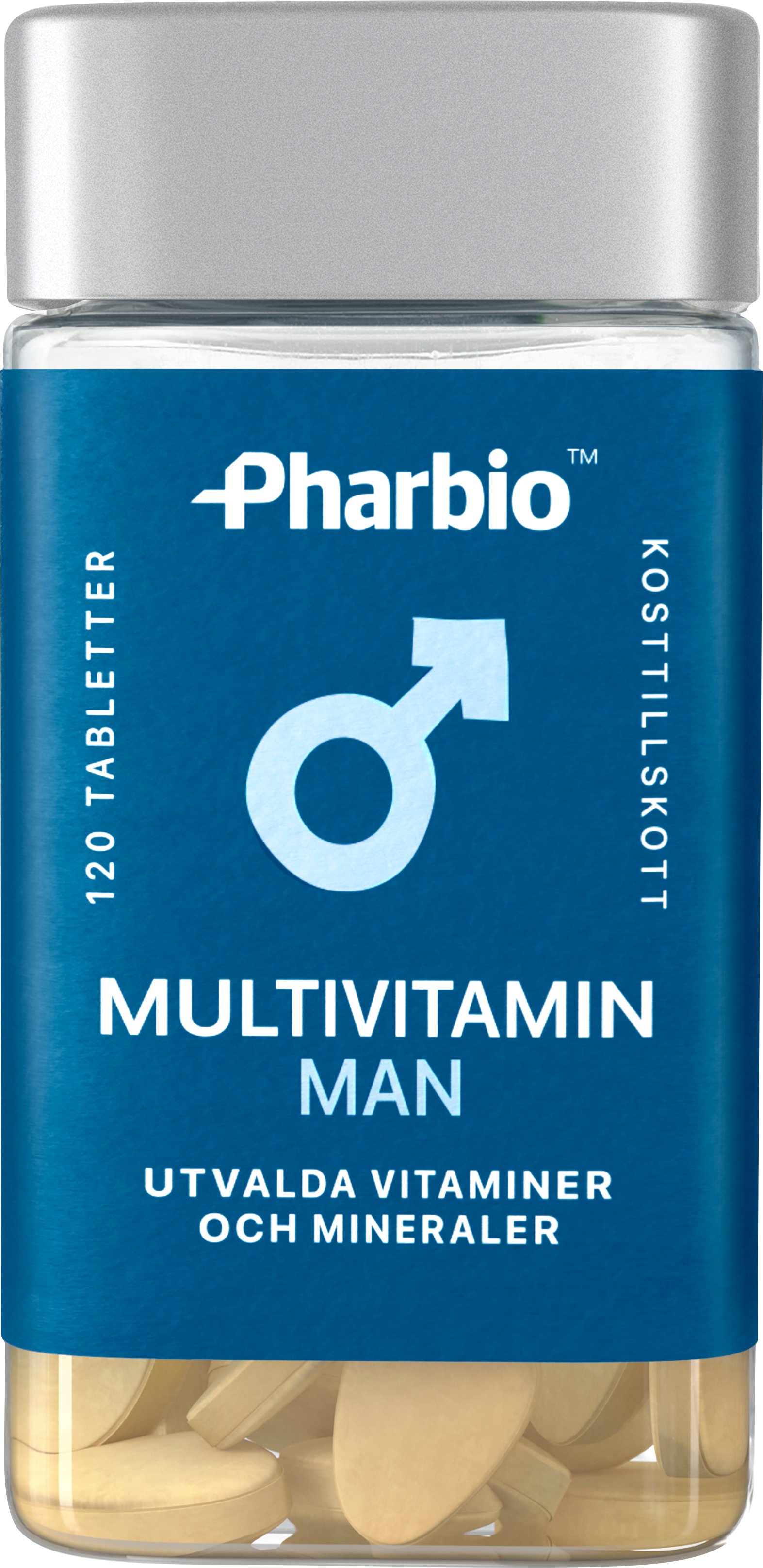 Pharbio Multivitamin Man 120 tabletter