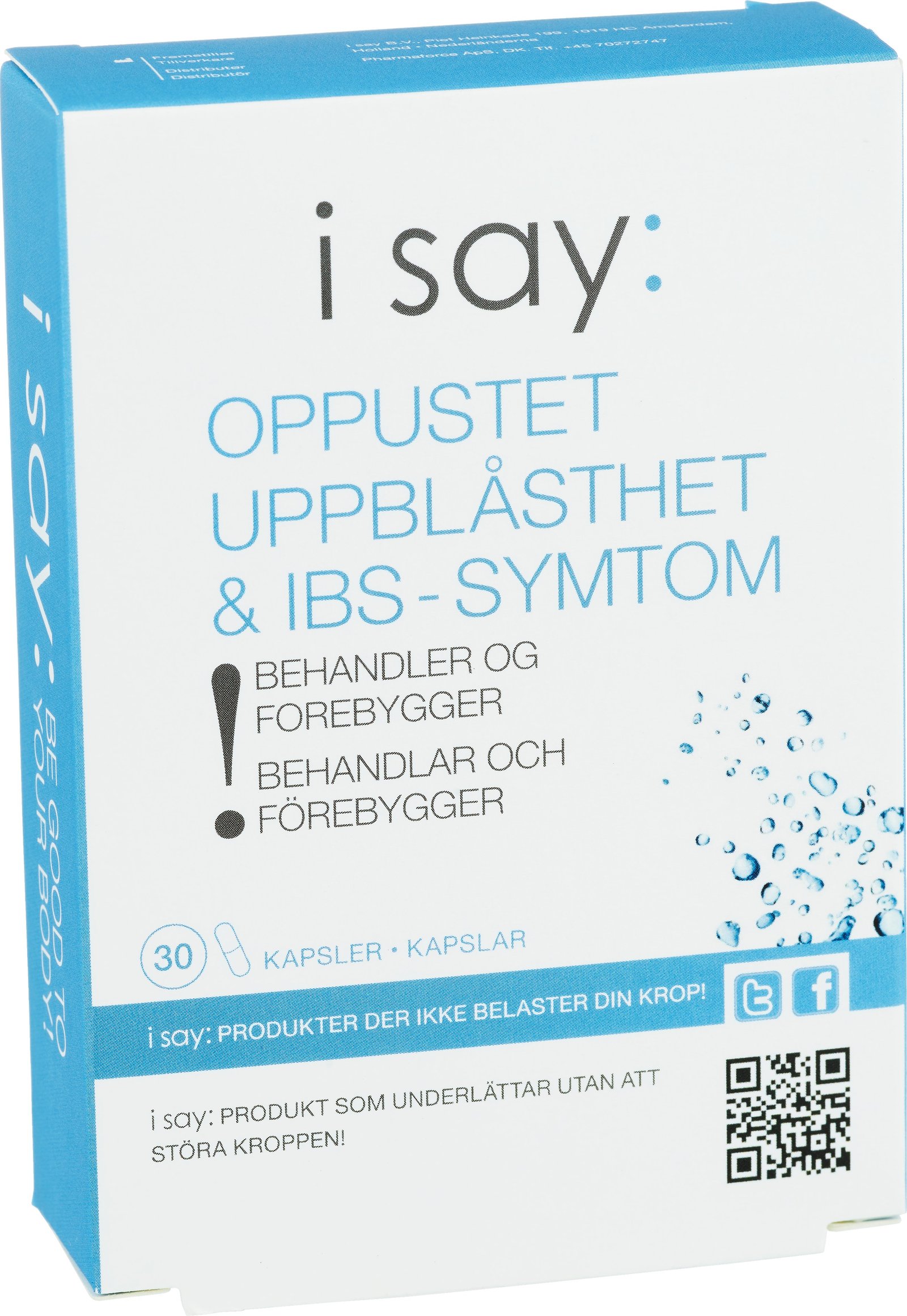 I Say: Ibs kapslar 30 st