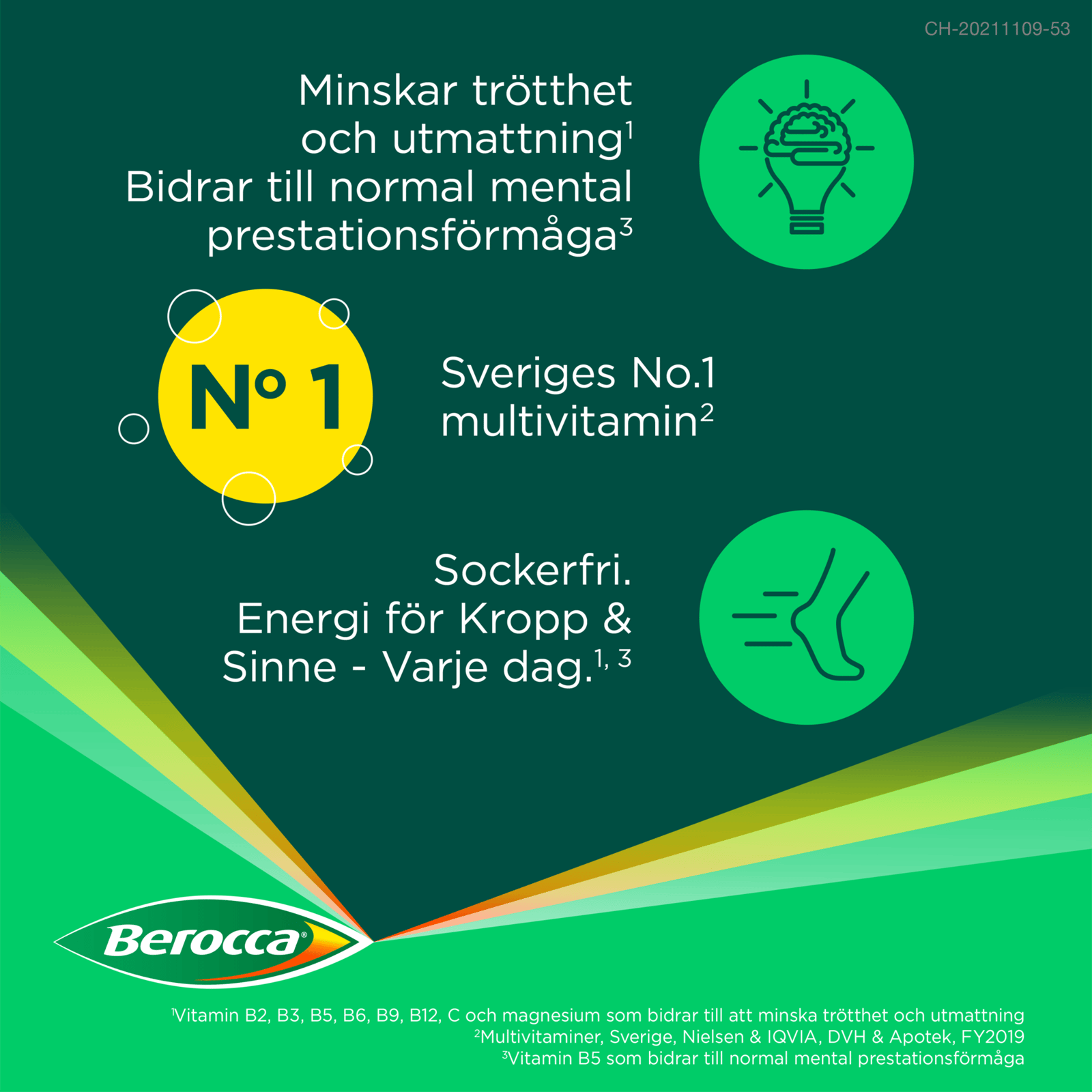 Berocca Energy Apelsin 15 brustabletter