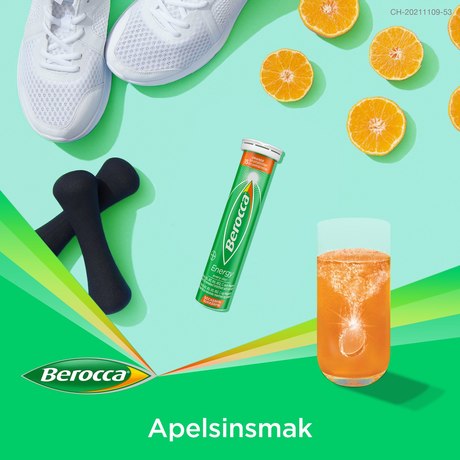 Berocca Energy Apelsin 15 brustabletter