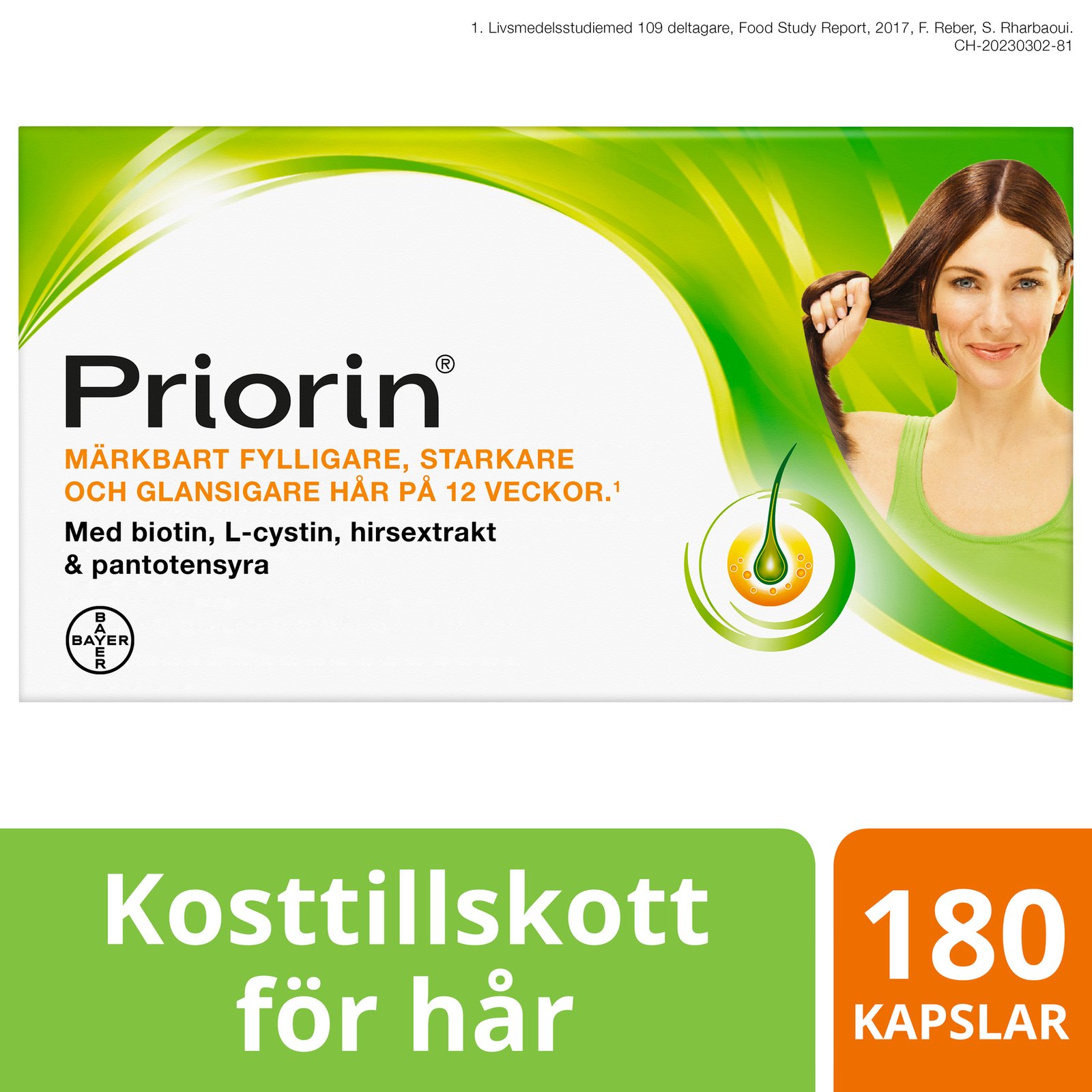 Priorin 180 kapslar