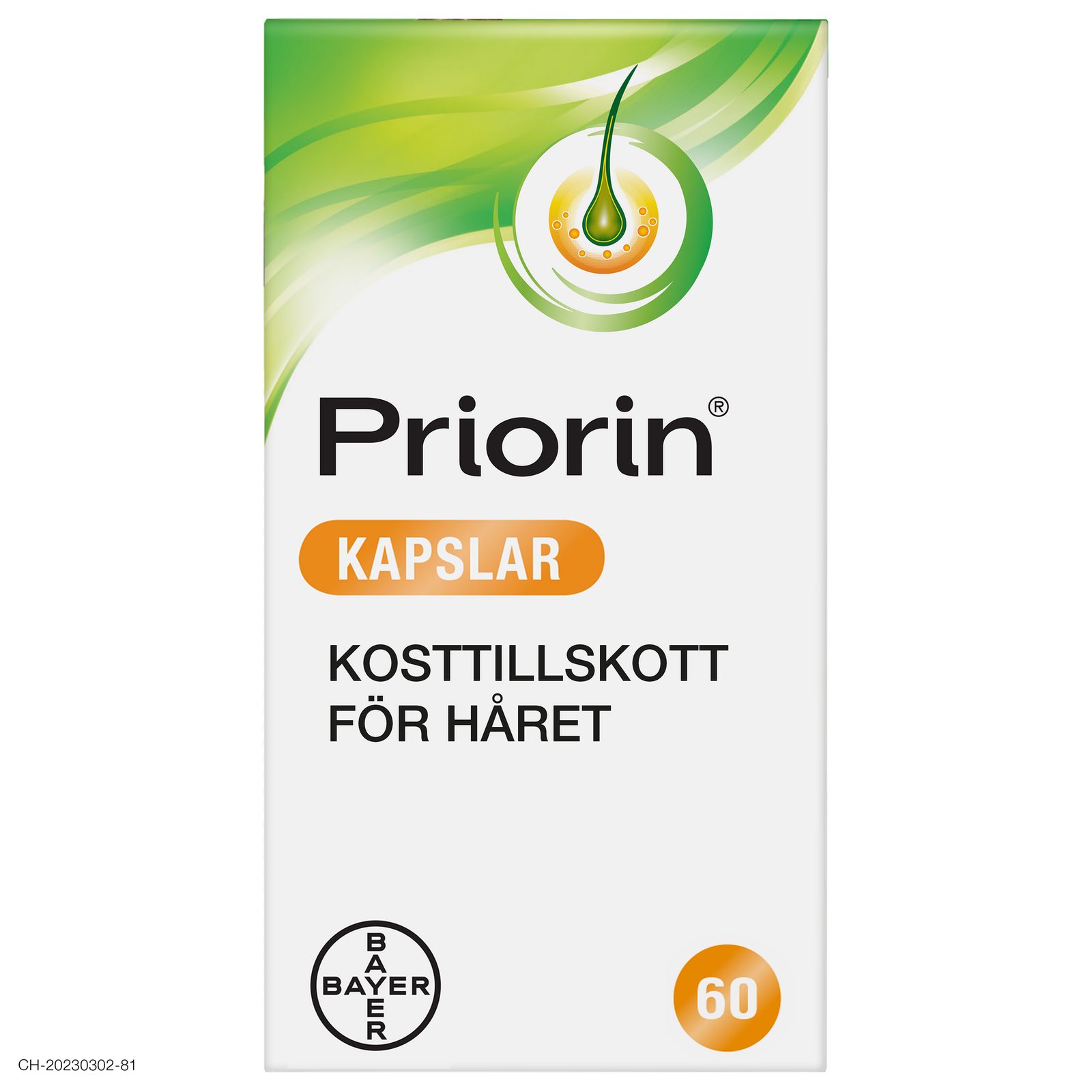 Priorin 60 kapslar