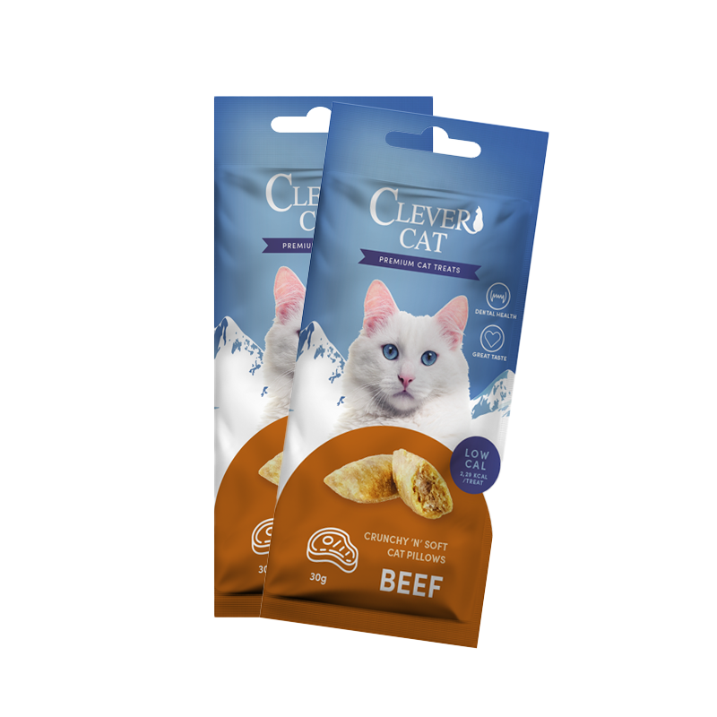 Clever Cat Pillows Beef 30 g