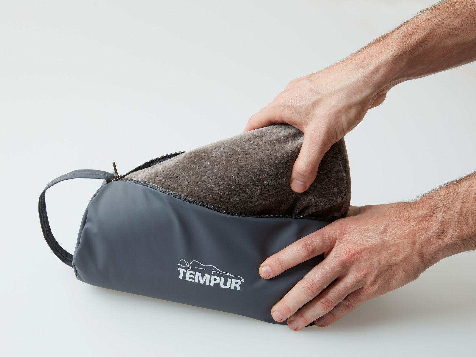 TEMPUR Resekudde Ergonomisk Grå 1 st