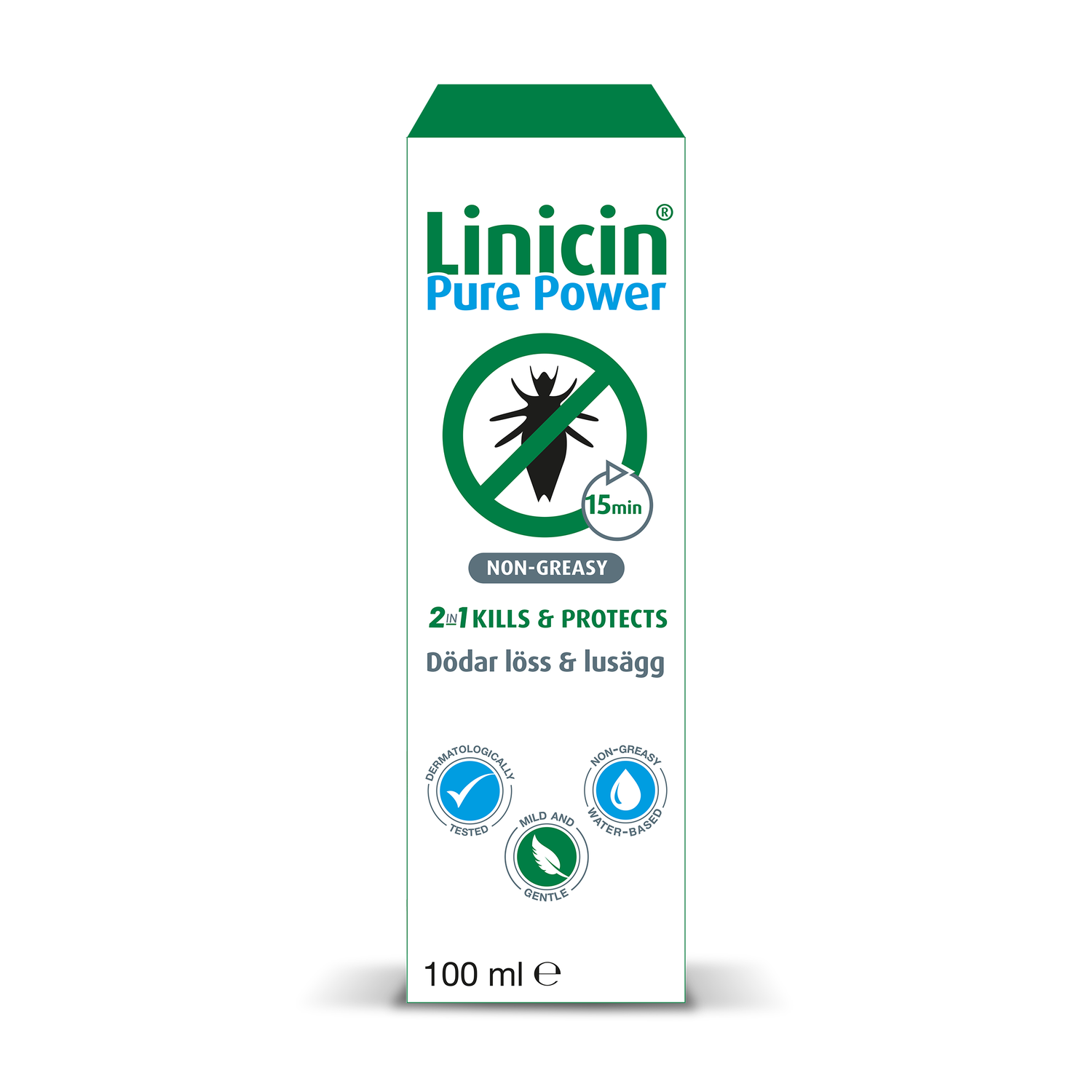 Linicin Pure Power 2in1 Lusmedel 100 ml