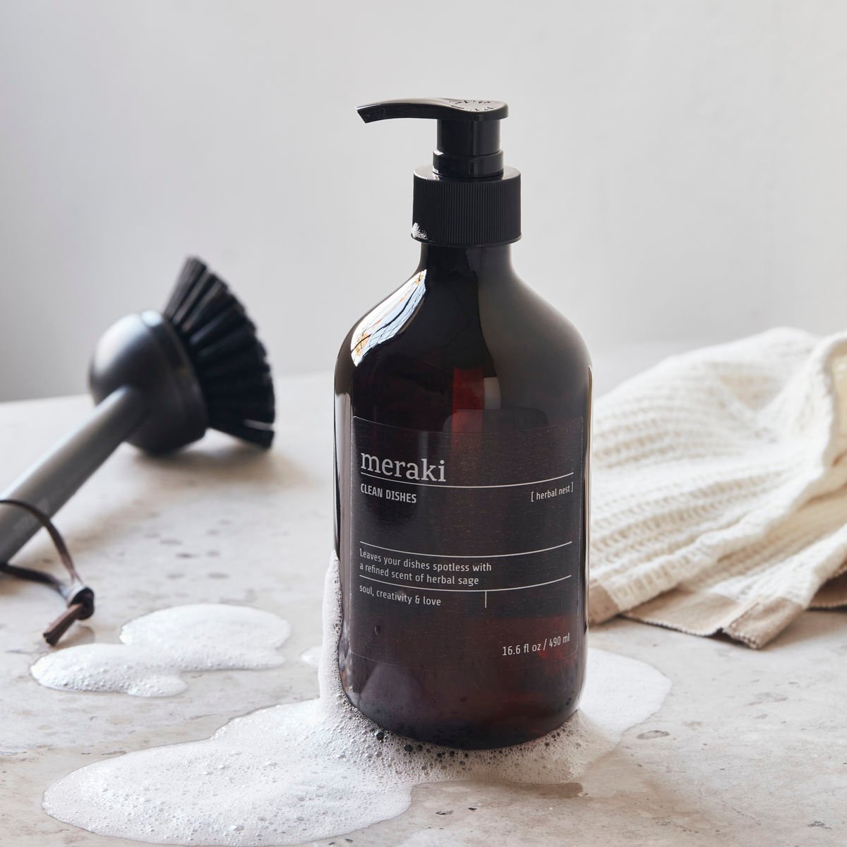 Meraki Diskmedel Herbal Nest 490 ml