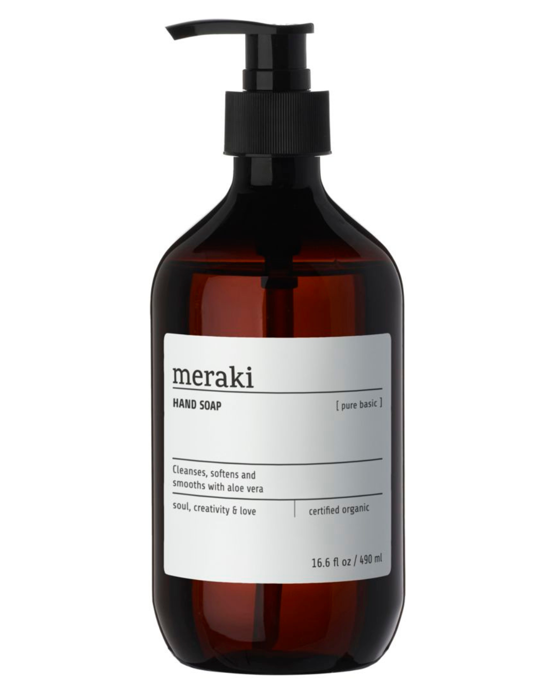 Meraki Hand Soap Pure Basic 490 ml
