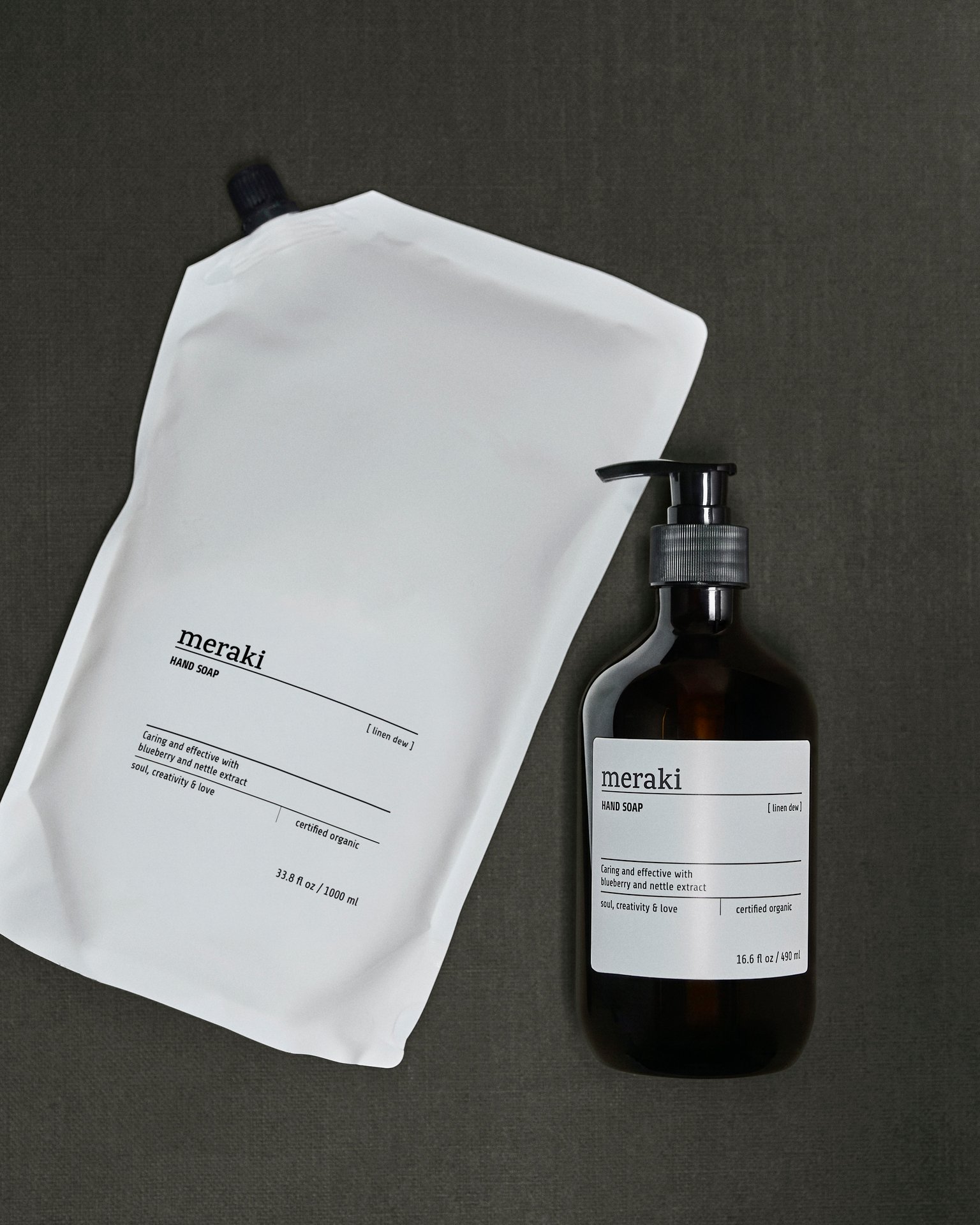 Meraki Hand Soap Linen Dew Refill 1000 ml
